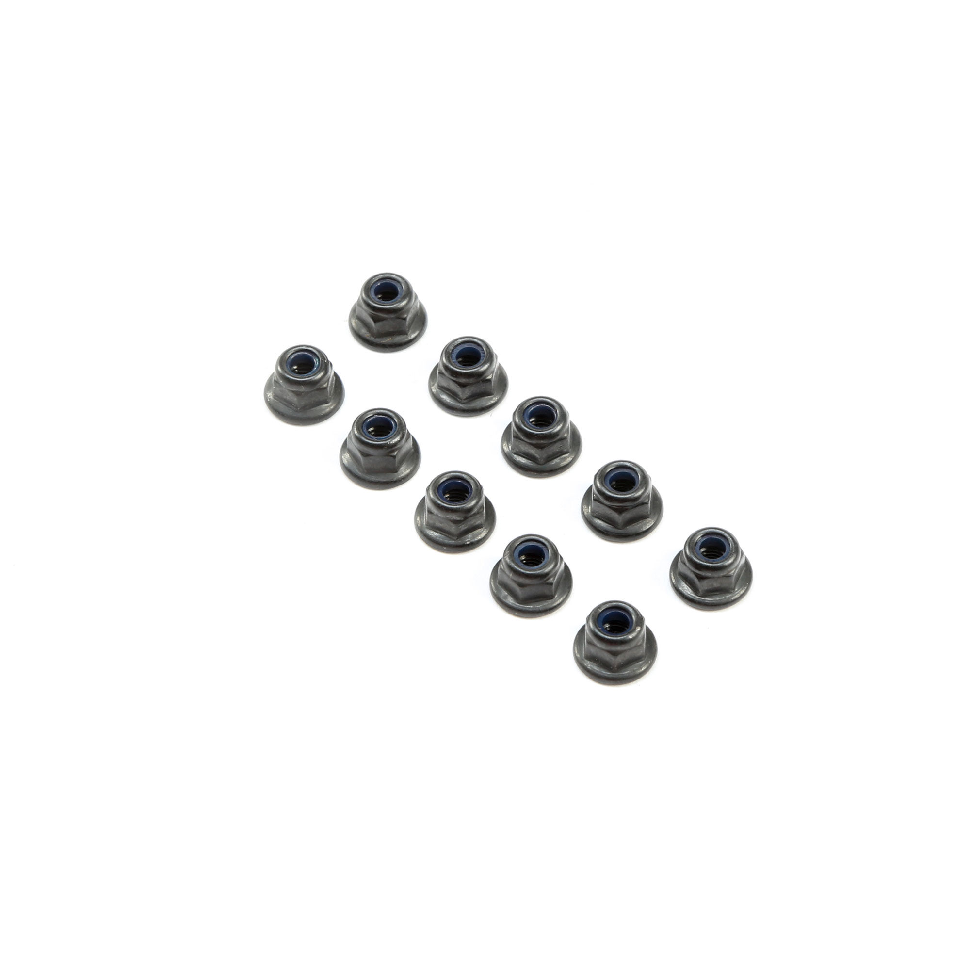 Team Losi Racing M3 Flanged Lock Nuts (10)