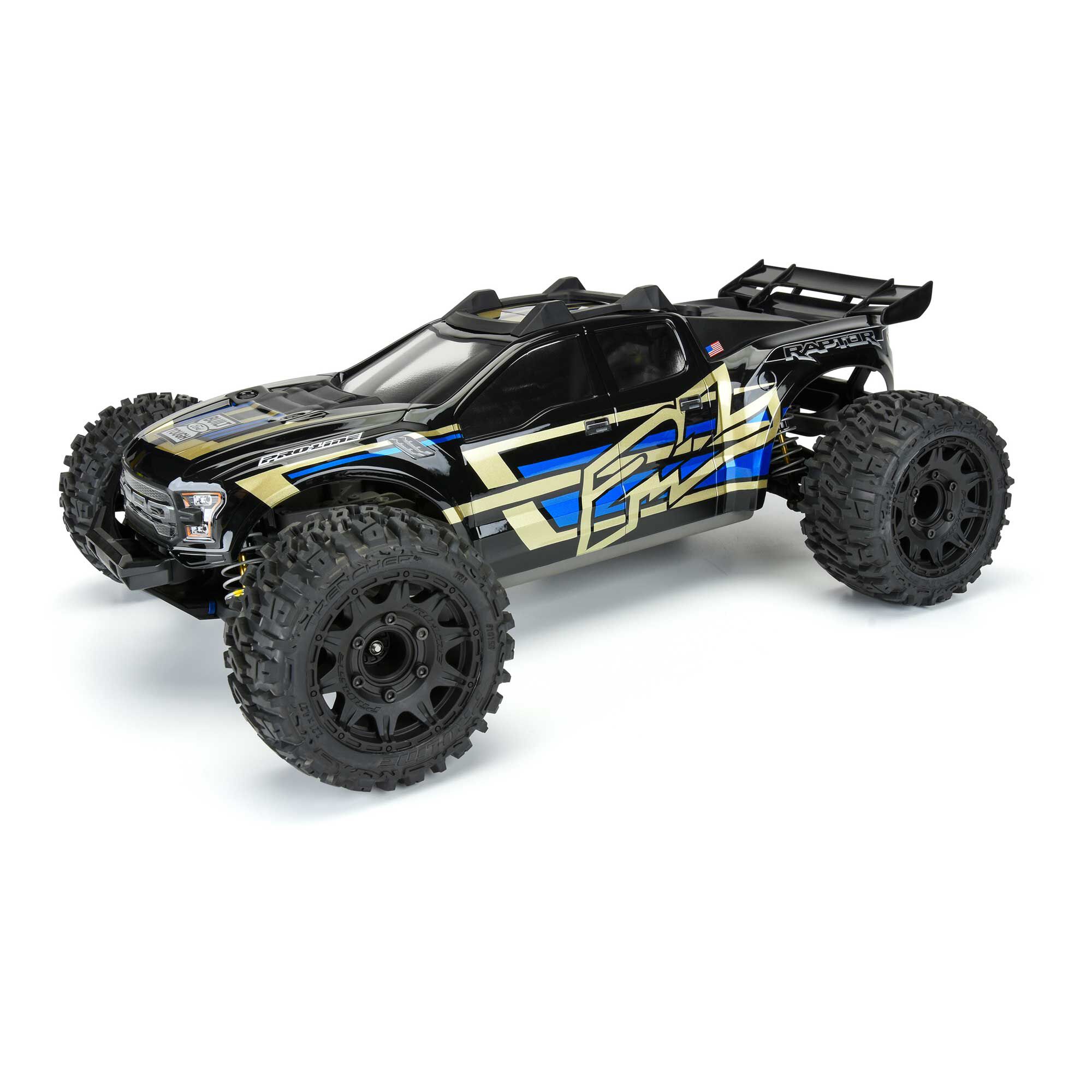 Pro-Line Racing 1/10 Pre-Cut 2017 Ford F-150 Raptor Clear Body: Rustler 4x4