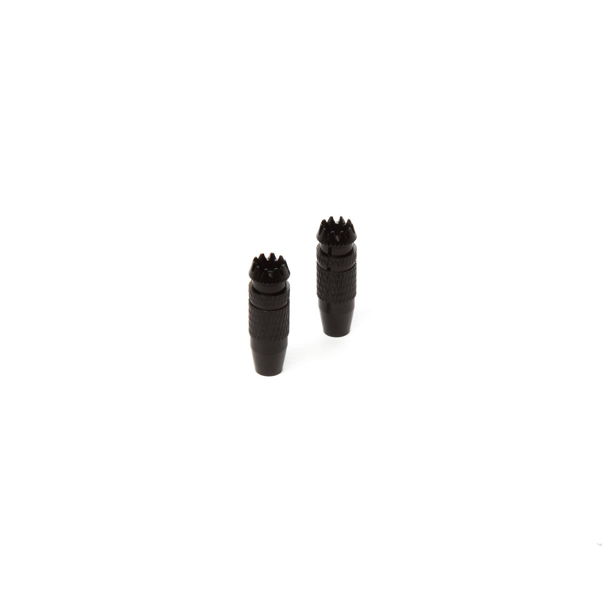 Spektrum Gimbal Stick Ends 24mm Black (2): DX9 BE