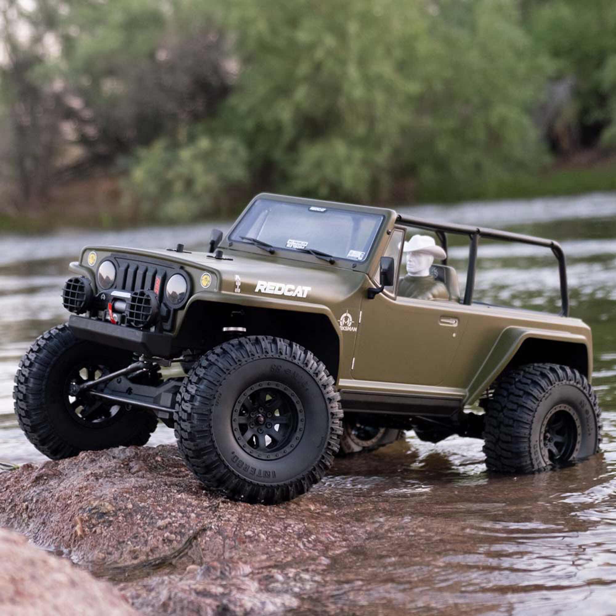 Redcat Racing 1/8 TC8 Marskman Brushed 4X4 Crawler RTR, Olive
