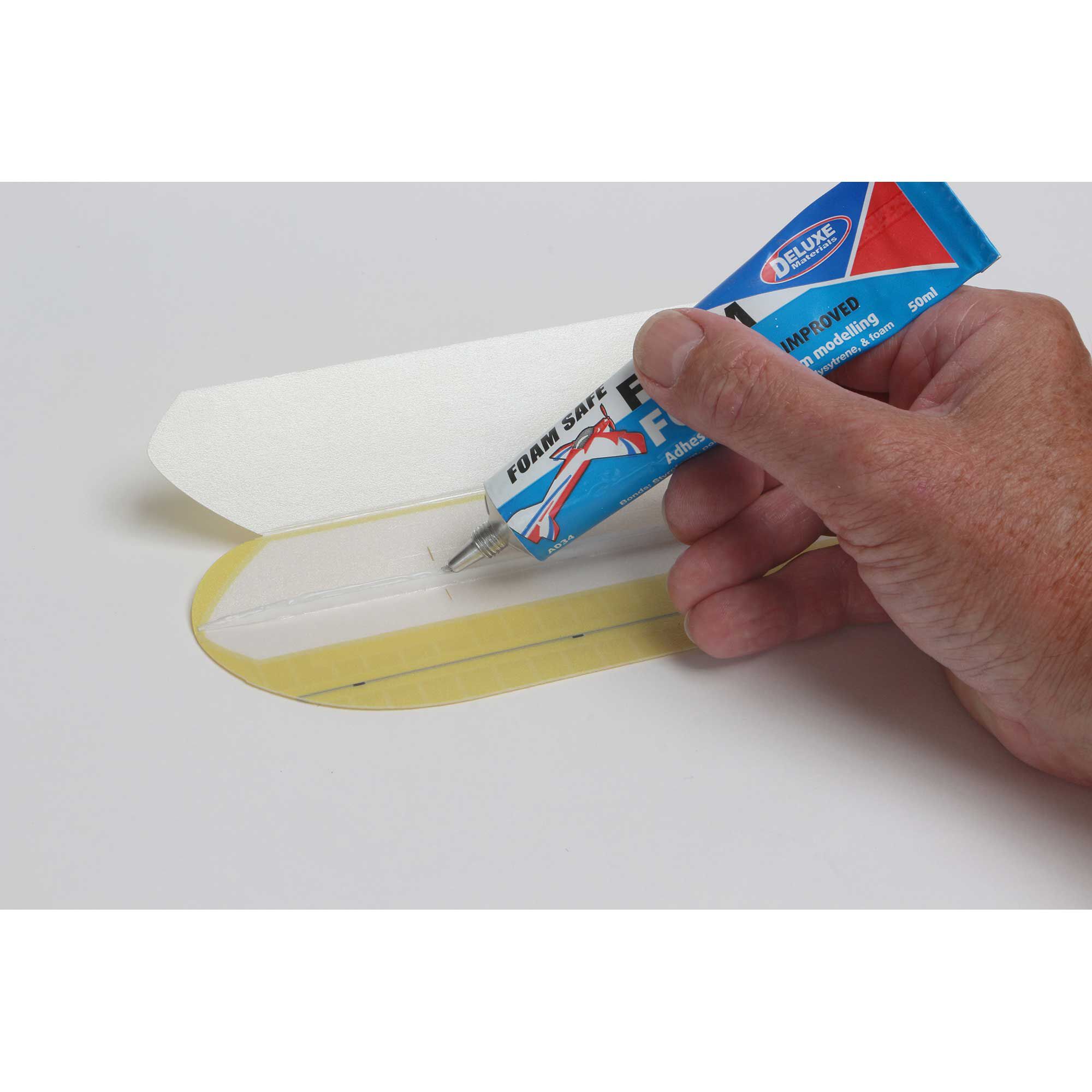 Deluxe Materials Foam 2 Foam, Foam Safe Glue (50ml): EPO, EPS, Wood