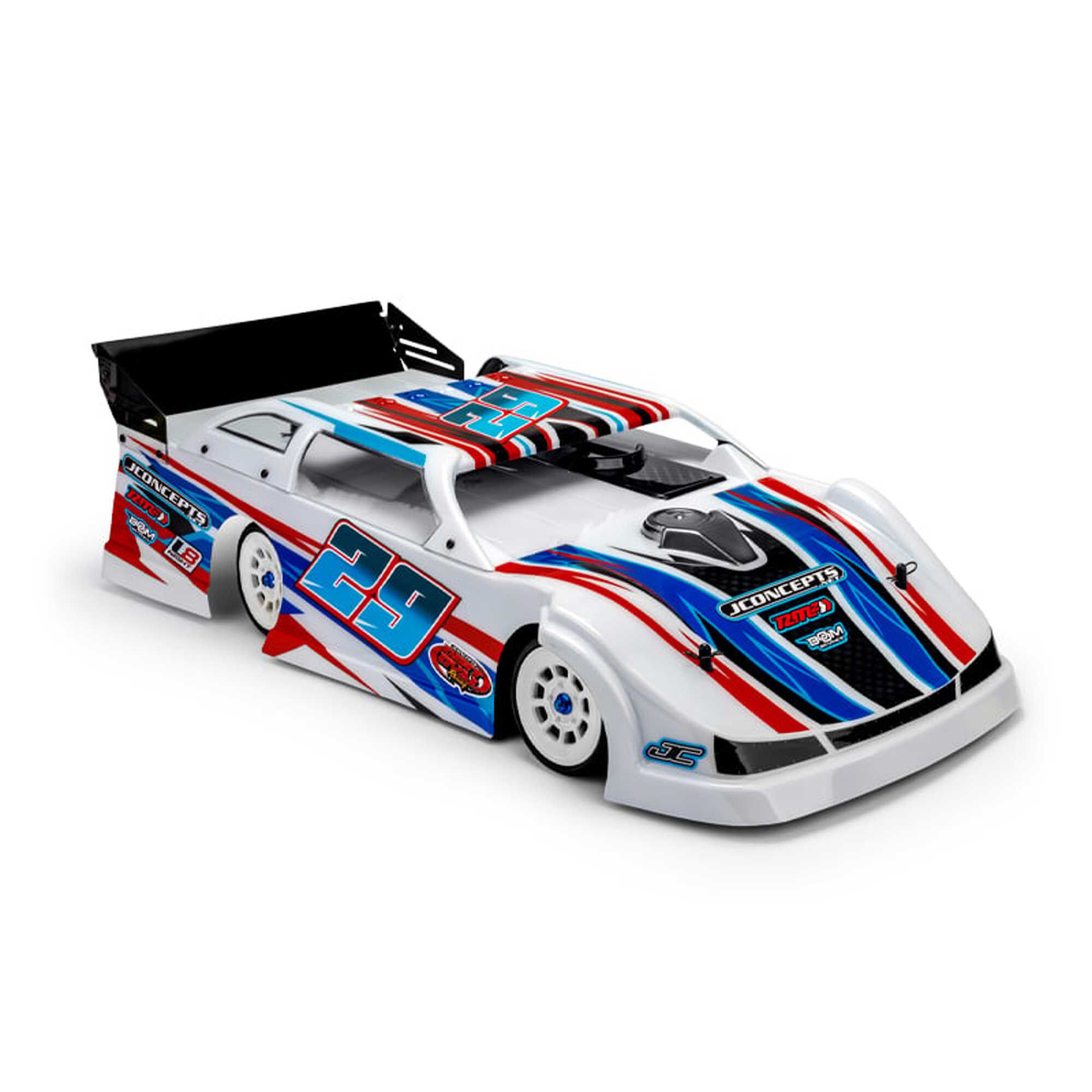 JConcepts, Inc. 1/10 L8 Night G3 Speedway Body, Decked With Rear Spoiler, Light-Weight