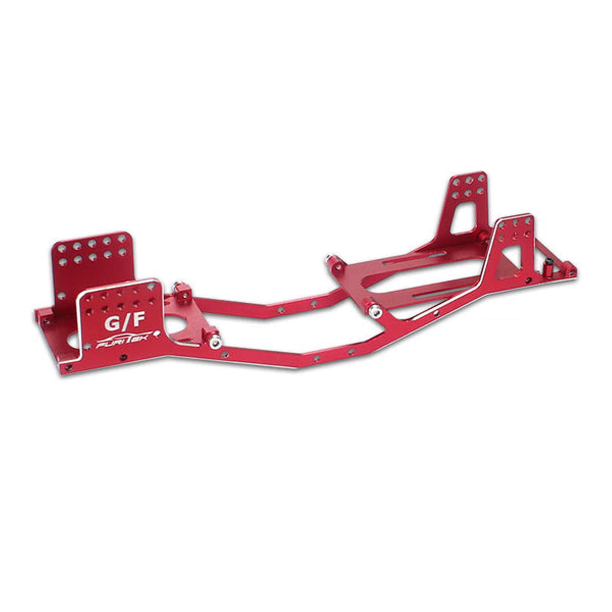 Furitek Akashi Aluminum Frame, Red: Kyosho Mini-Z 4X4