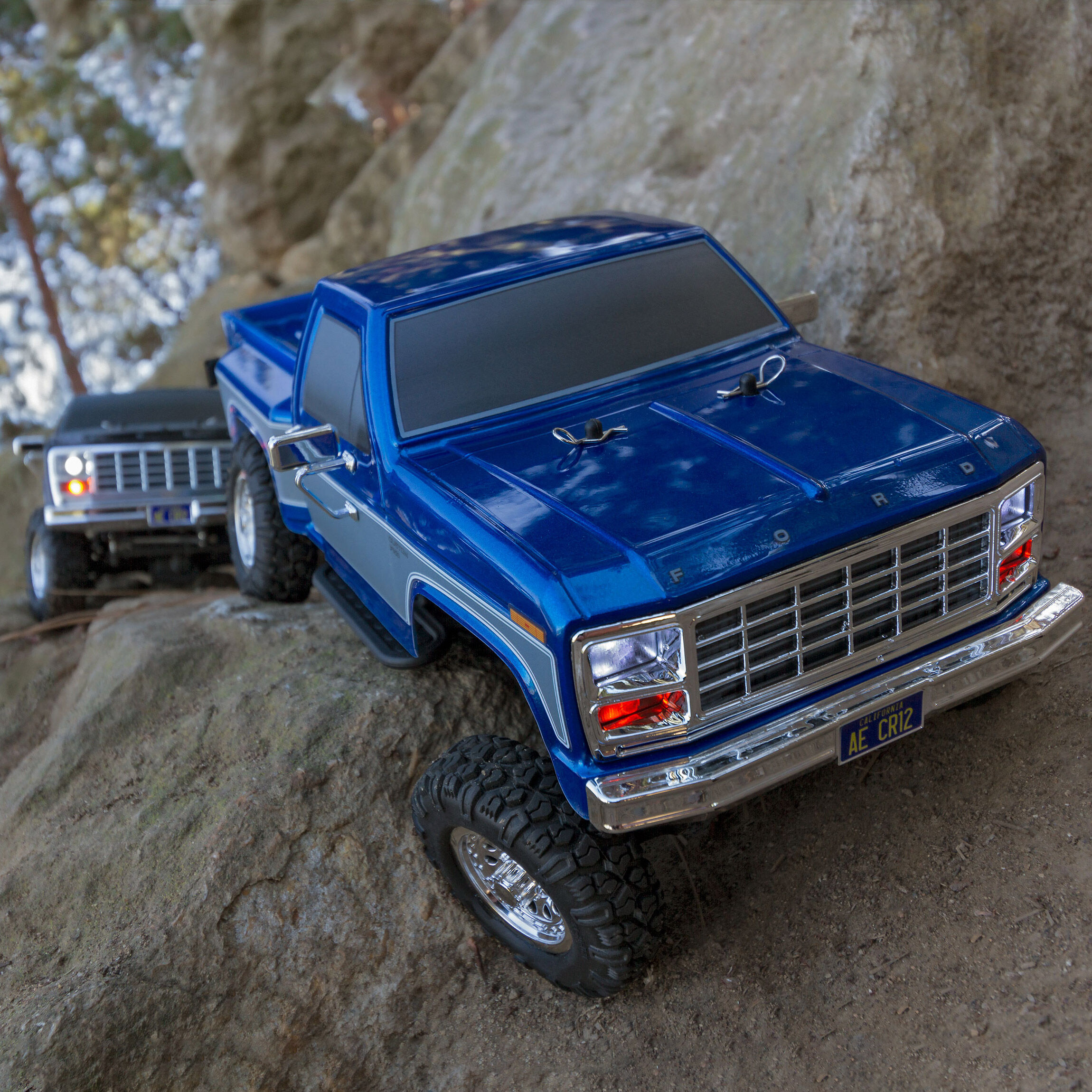 Team Associated 1/12 CR12 Ford F-150 Pick-Up 4WD Brushed RTR, Black