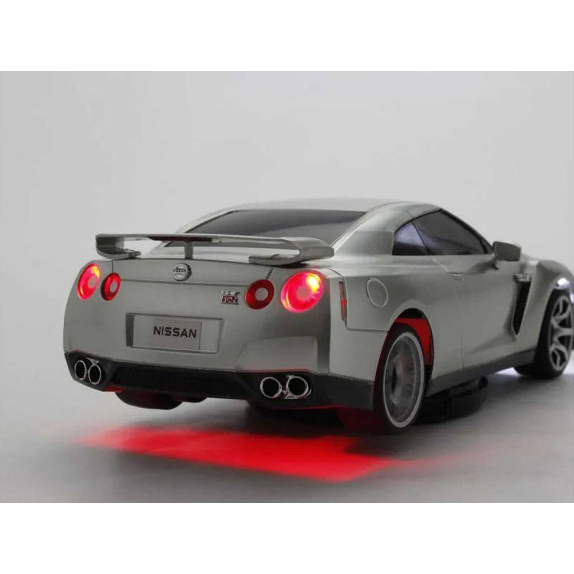 Kyosho 1/28 Nissan GTR (R35) 2WD On-Road First Mini-Z RTR, Silver