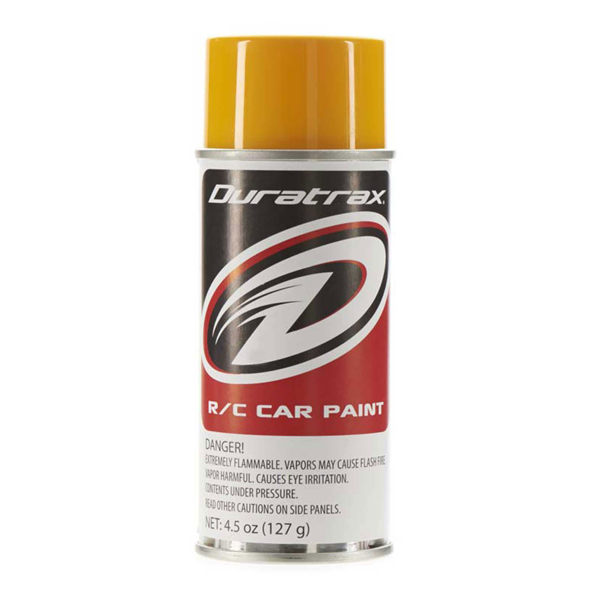 Duratrax Polycarb Spray, Bright Yellow, 4.5 oz