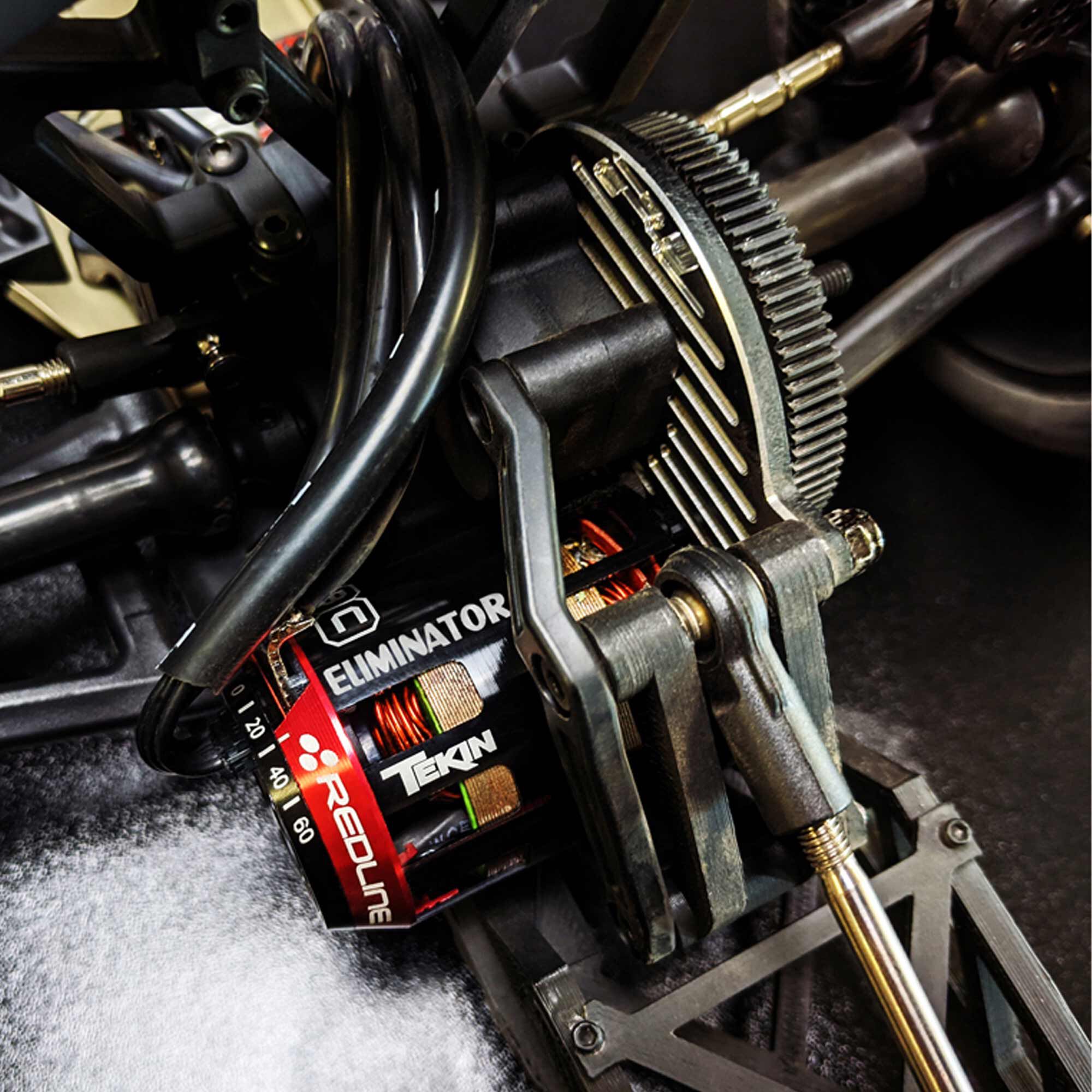Tekin Tekin Eliminator Gen4 Sensored Brushless Drag Racing Motor, 3.5T