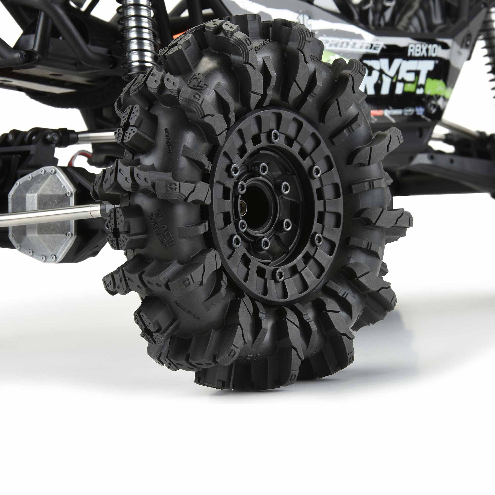Pro-Line Racing 1/10 Interco Black Mamba Front/Rear 2.6" Mud Truck Tires (2)
