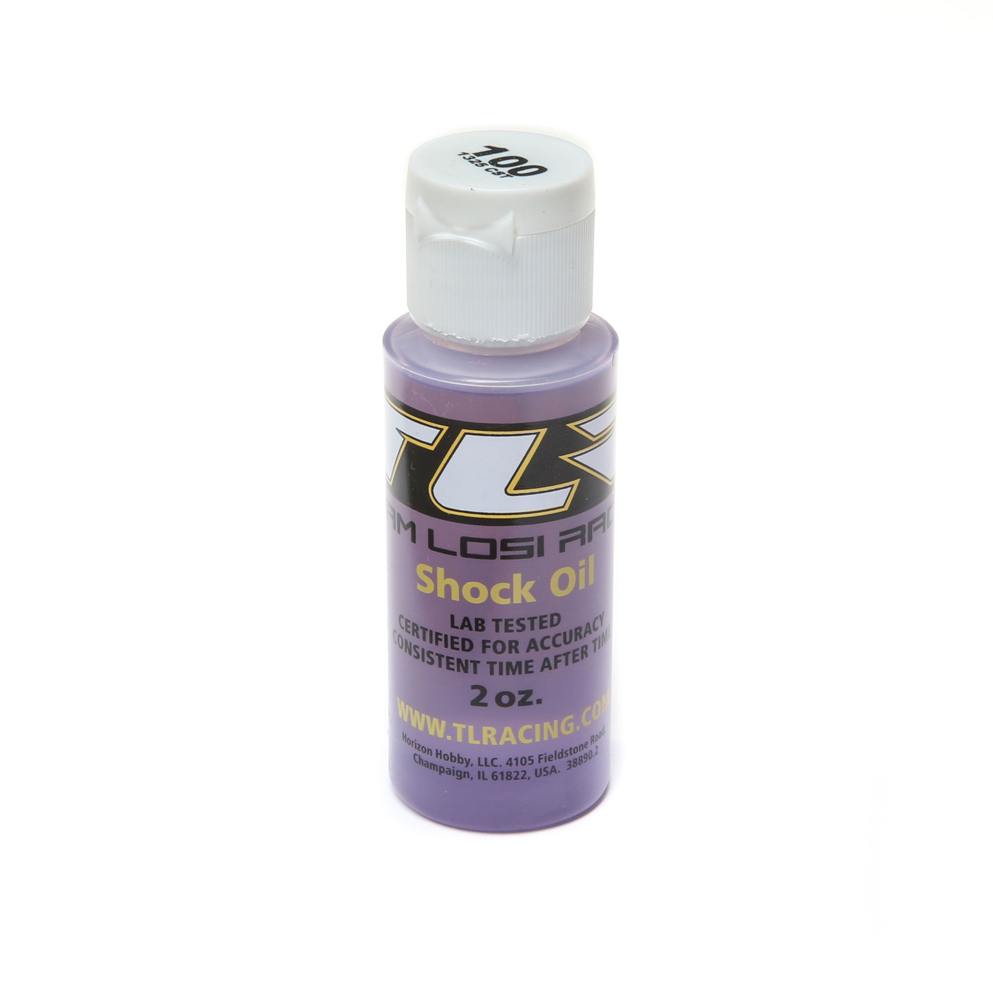 Team Losi Racing Silicone Shock Oil, 100WT, 1325CST, 2oz