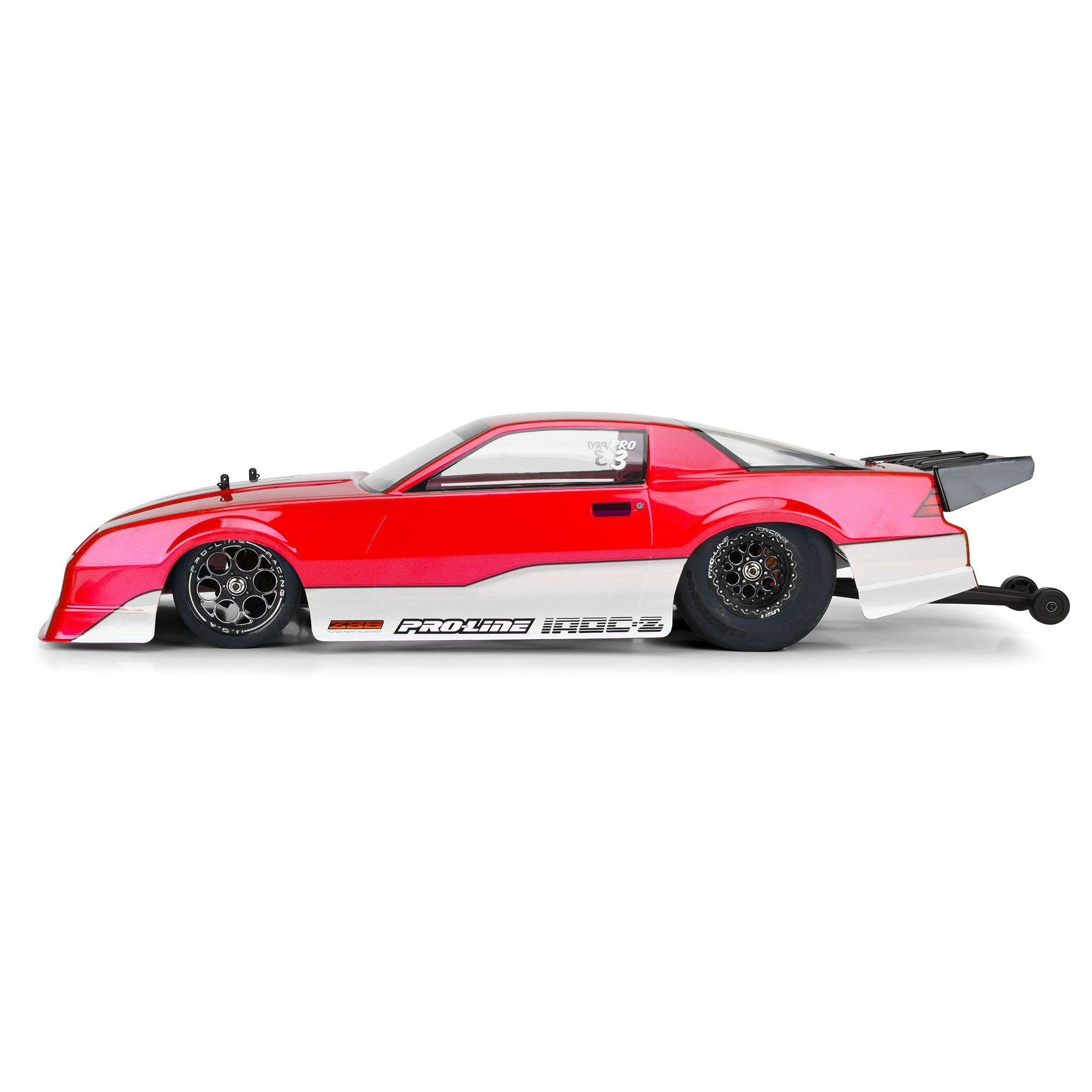Pro-Line Racing 1/10 Pre-Cut 1985 Chevy Camaro IROC-Z Clear Body: 22S Drag Car