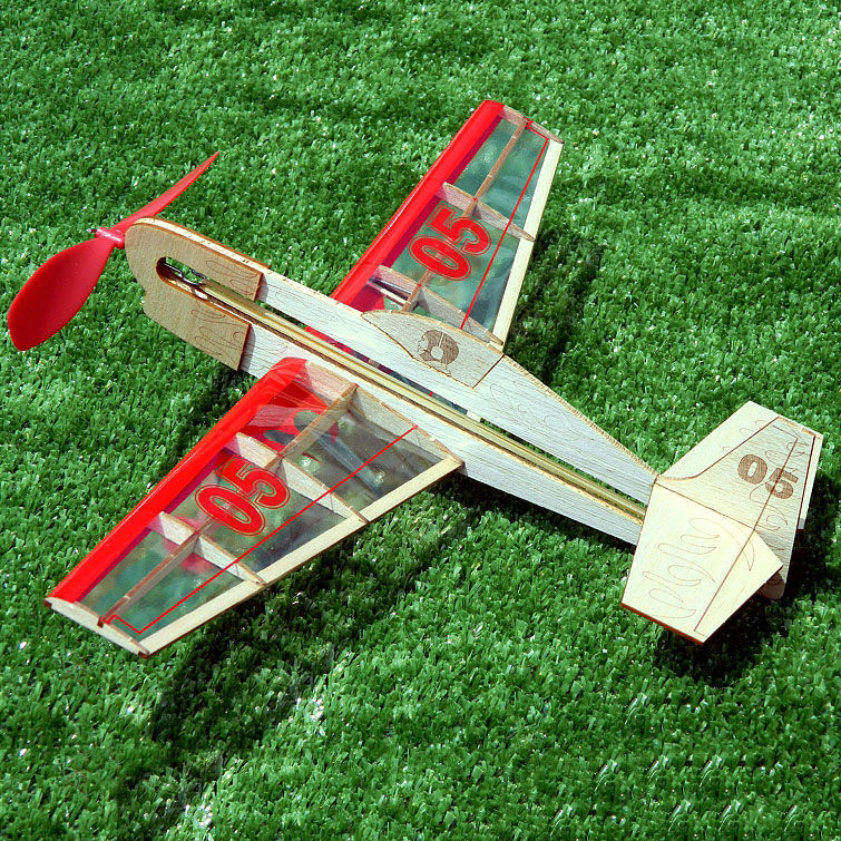 Guillow Stunt Flyer Mini Model Kit, 11"