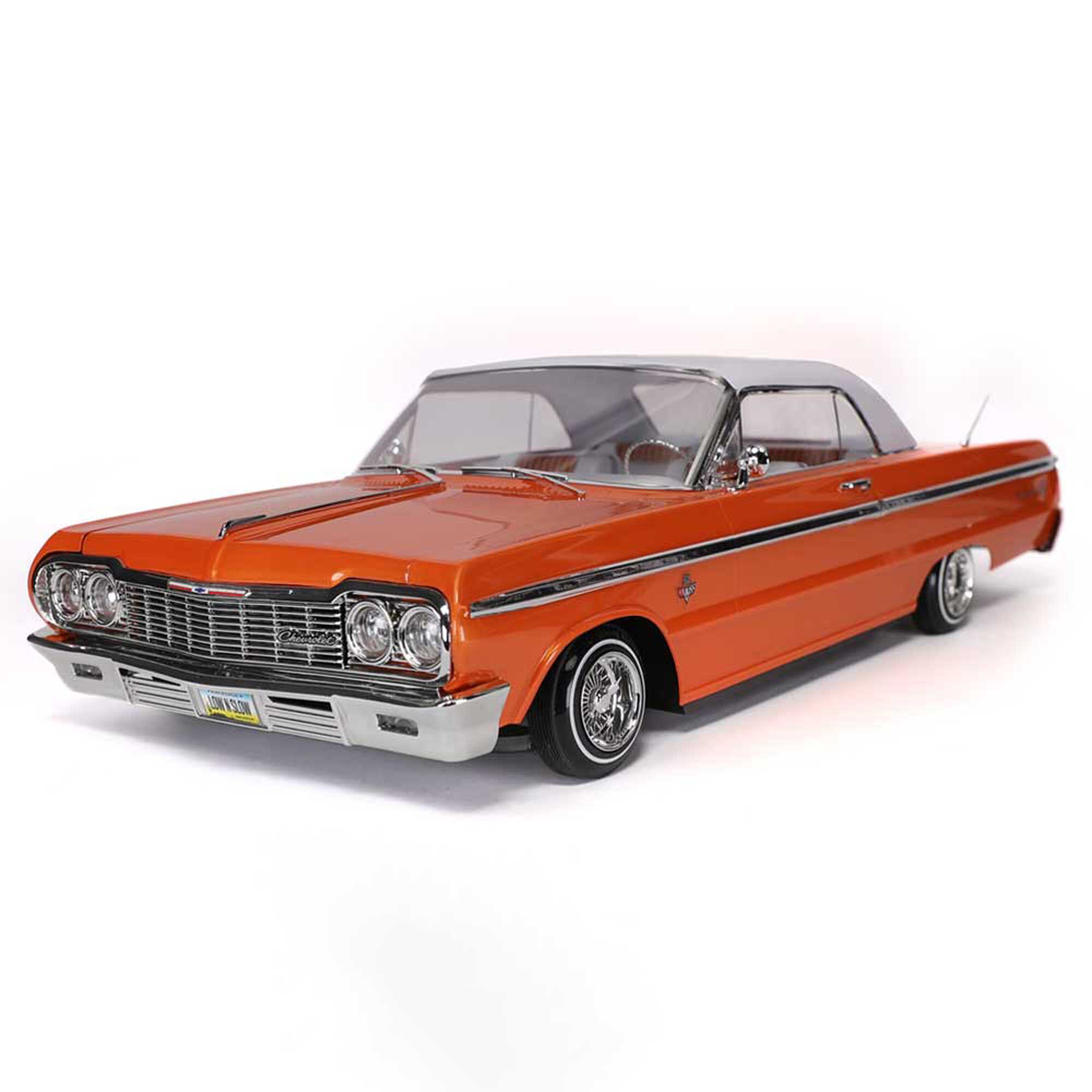 Redcat Racing 1/10 SixtyFour Chevrolet Impala Hopping Lowrider, Orange/White