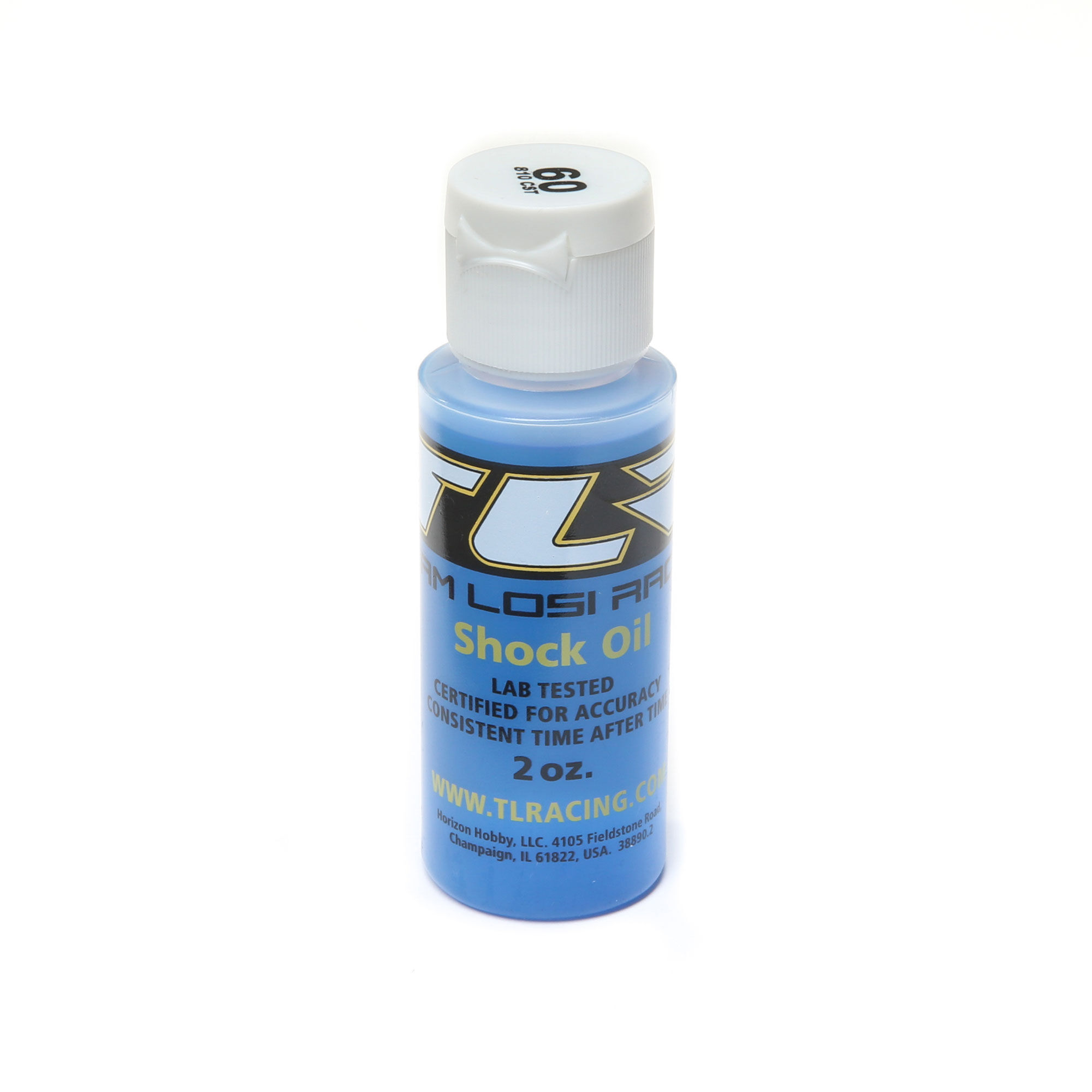 Team Losi Racing Silicone Shock Oil, 60WT, 810cSt, 2oz