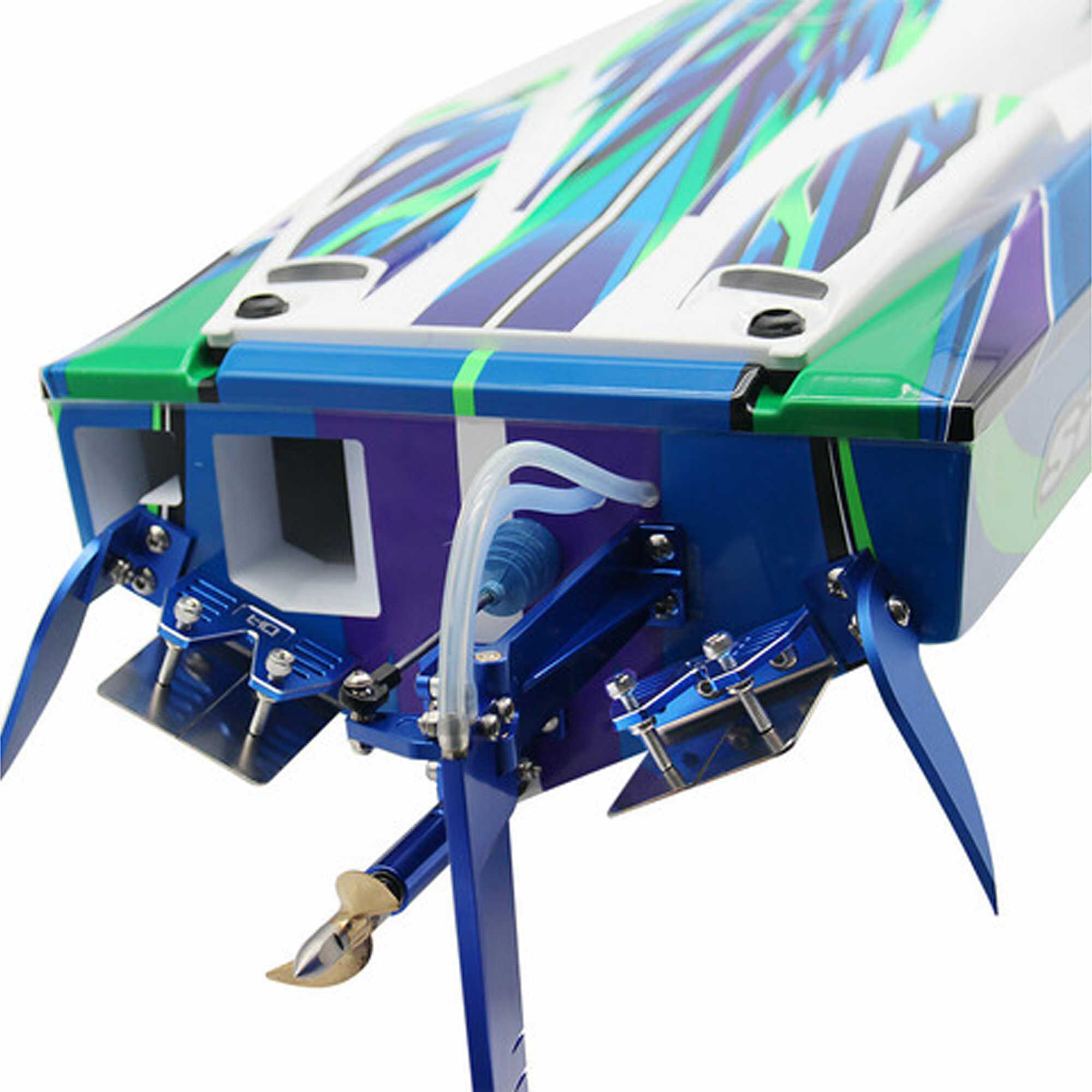 Hot Racing Aluminum Double Trim Tab Adjusters (2) - Spartan SR