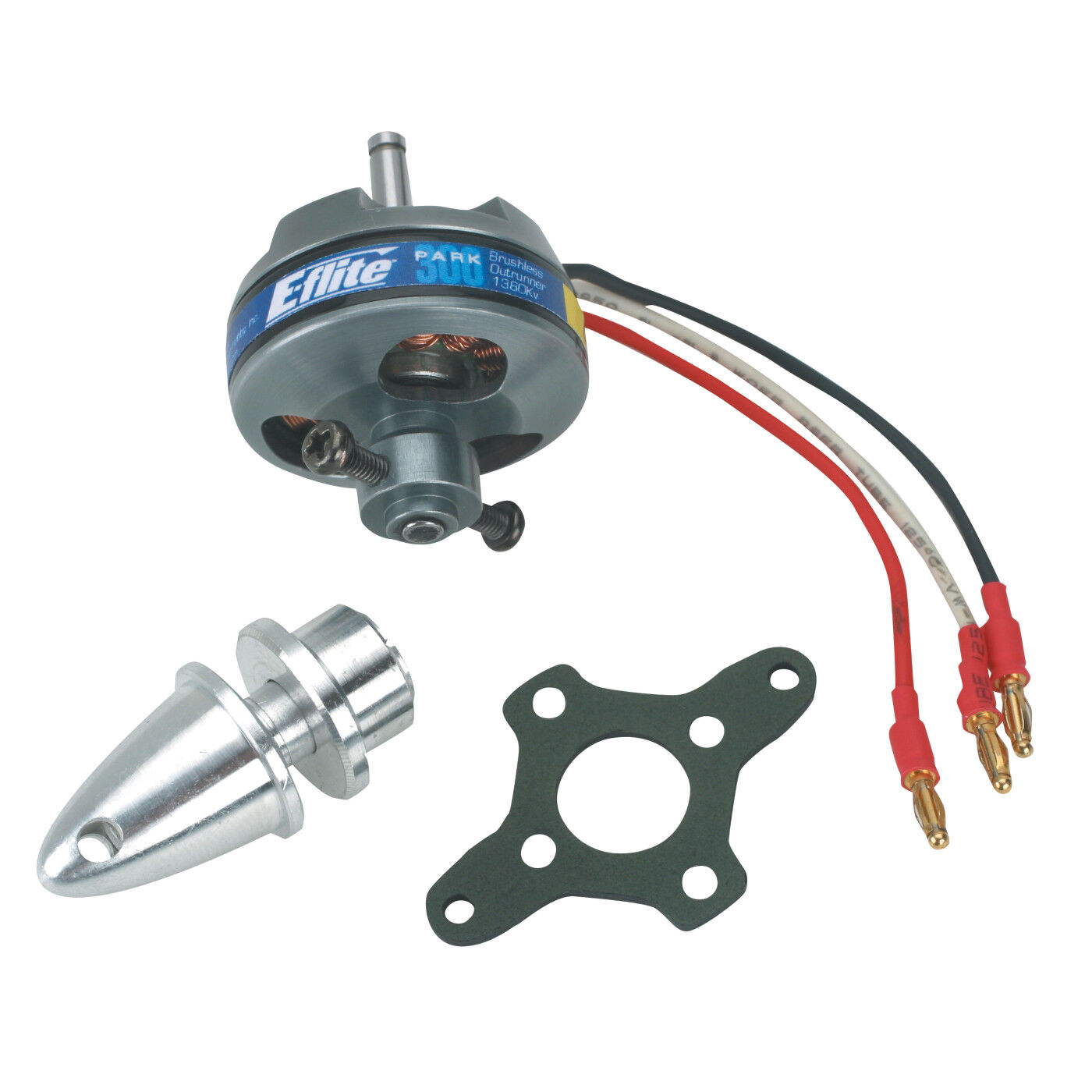 E-flite Park 300 Brushless Outrunner Motor, 1380Kv: 2mm Bullet