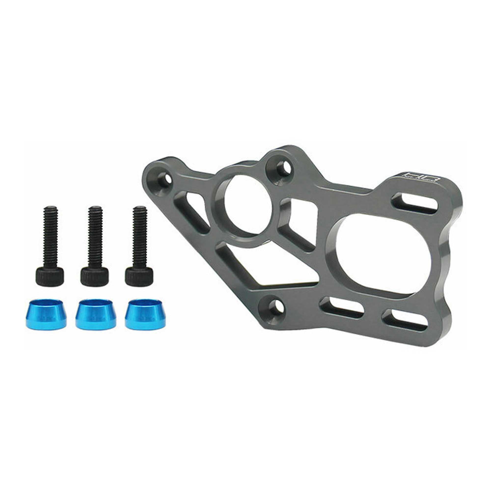 Hot Racing Aluminum Tri-Mount Motor Mount: Team Associated 1/10 RC10B7