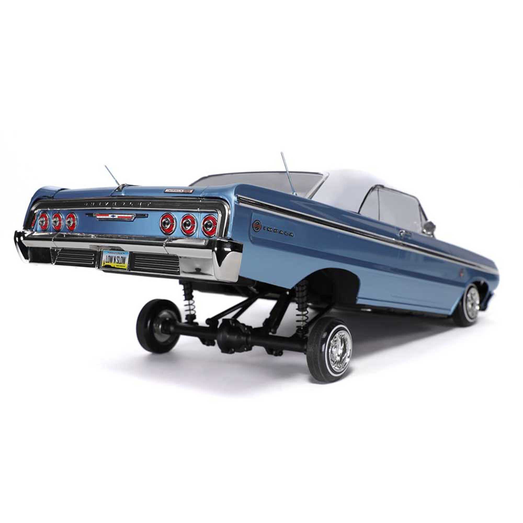 Redcat Racing 1/10 SixtyFour Chevrolet Impala Hopping Lowrider, Blue/White