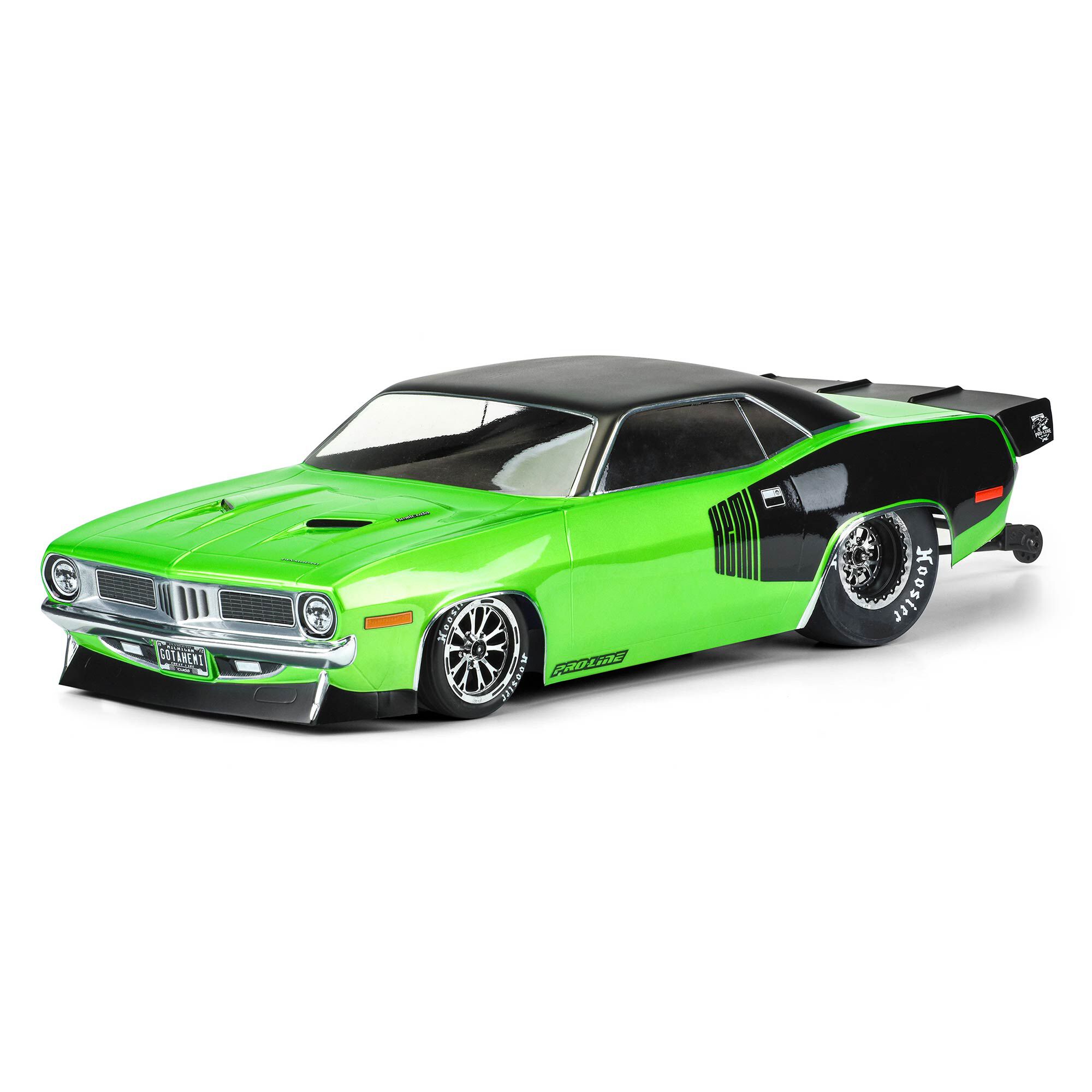 Pro-Line Racing 1/10 1972 Plymouth Barracuda Clear Body: Drag Car