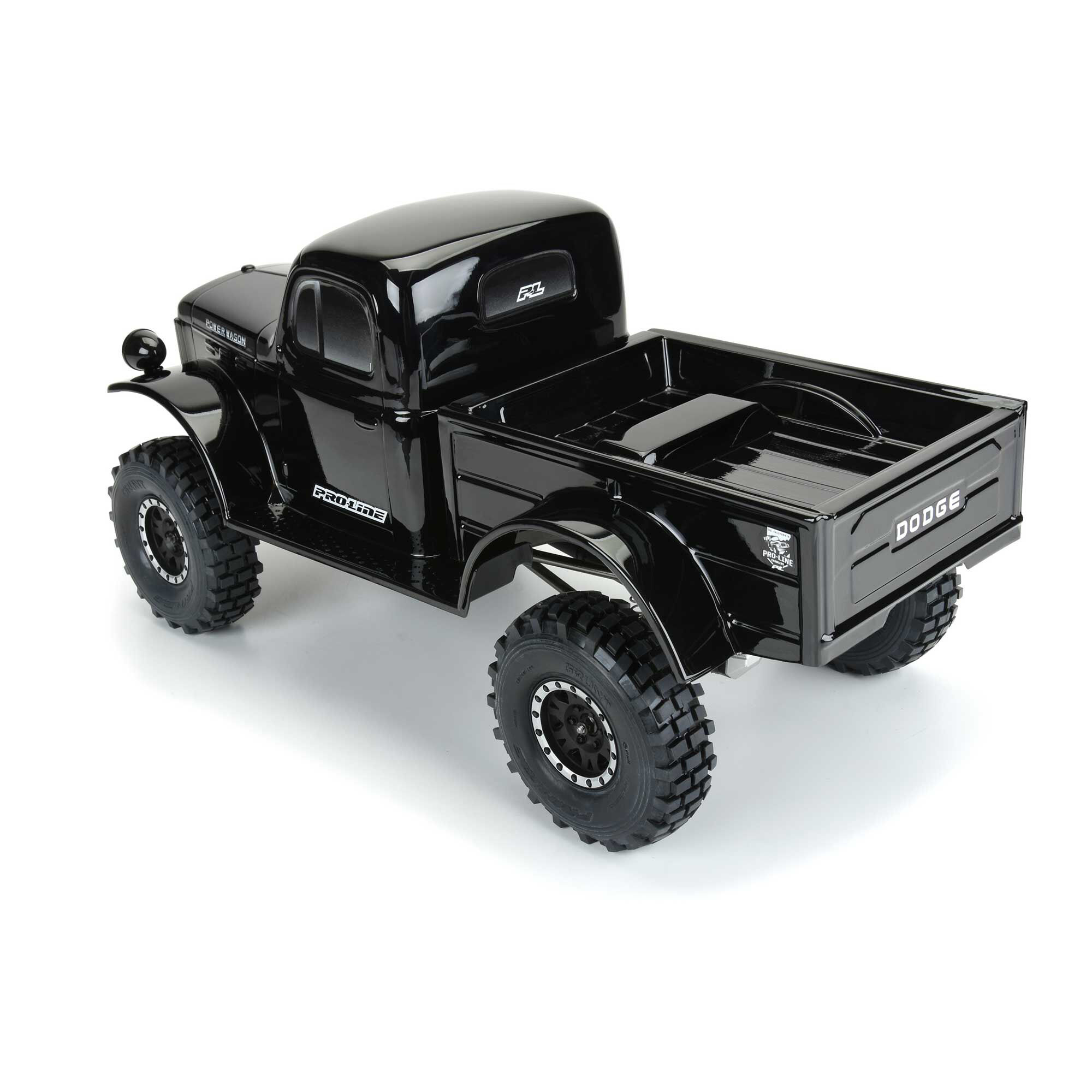 Pro-Line Racing 1/10 1946 Dodge Power Wagon Black Body 12.3" (313mm) WB Crawlers