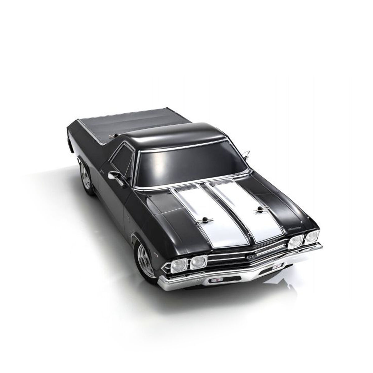 Kyosho 1/10 1969 Chevy El Camino Fazer Mk2 FZ02L Brushed 4x4 On-Road Touring RTR, Tuxedo Black