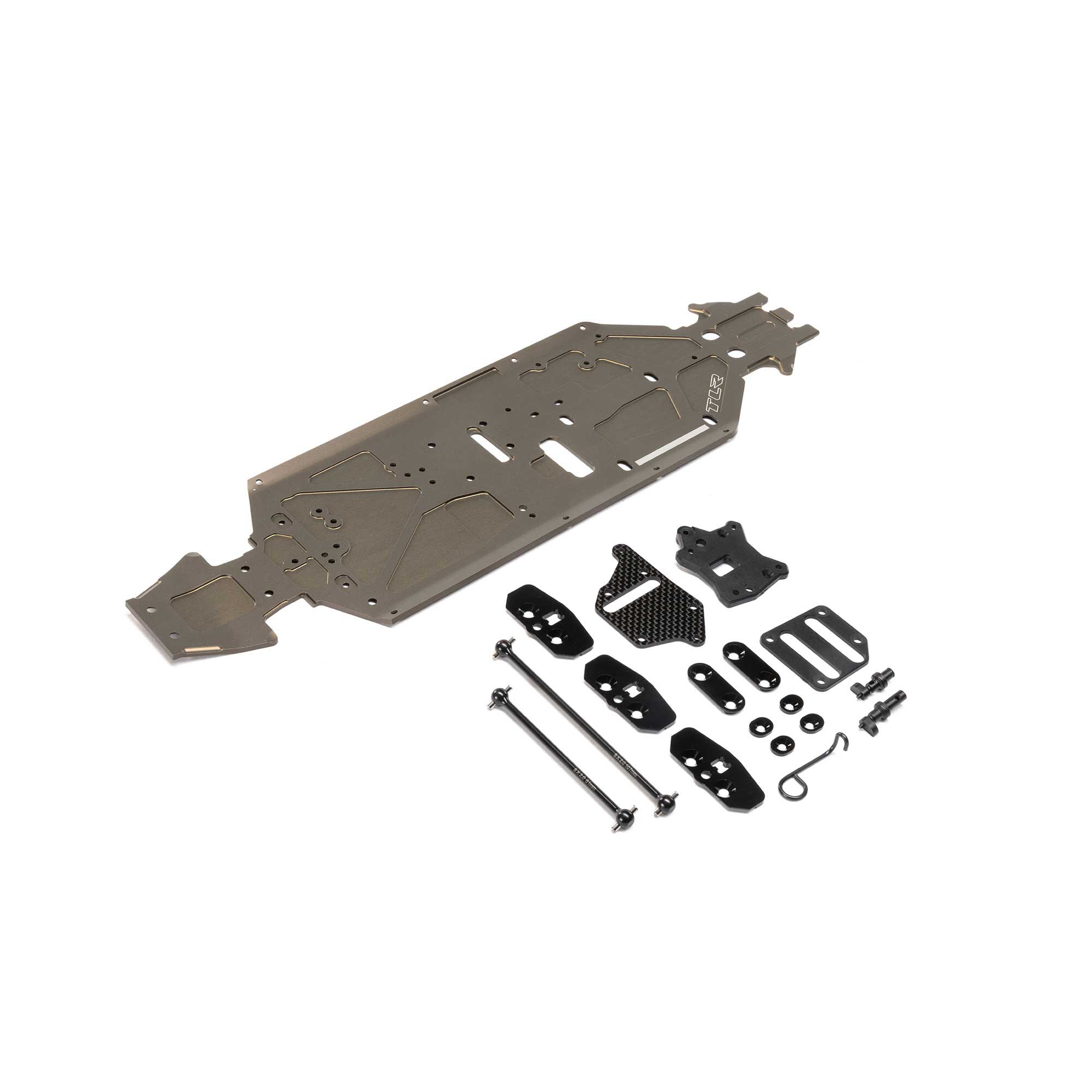 Team Losi Racing Adjustable Length Chassis Conversion Set: 8X 2.0