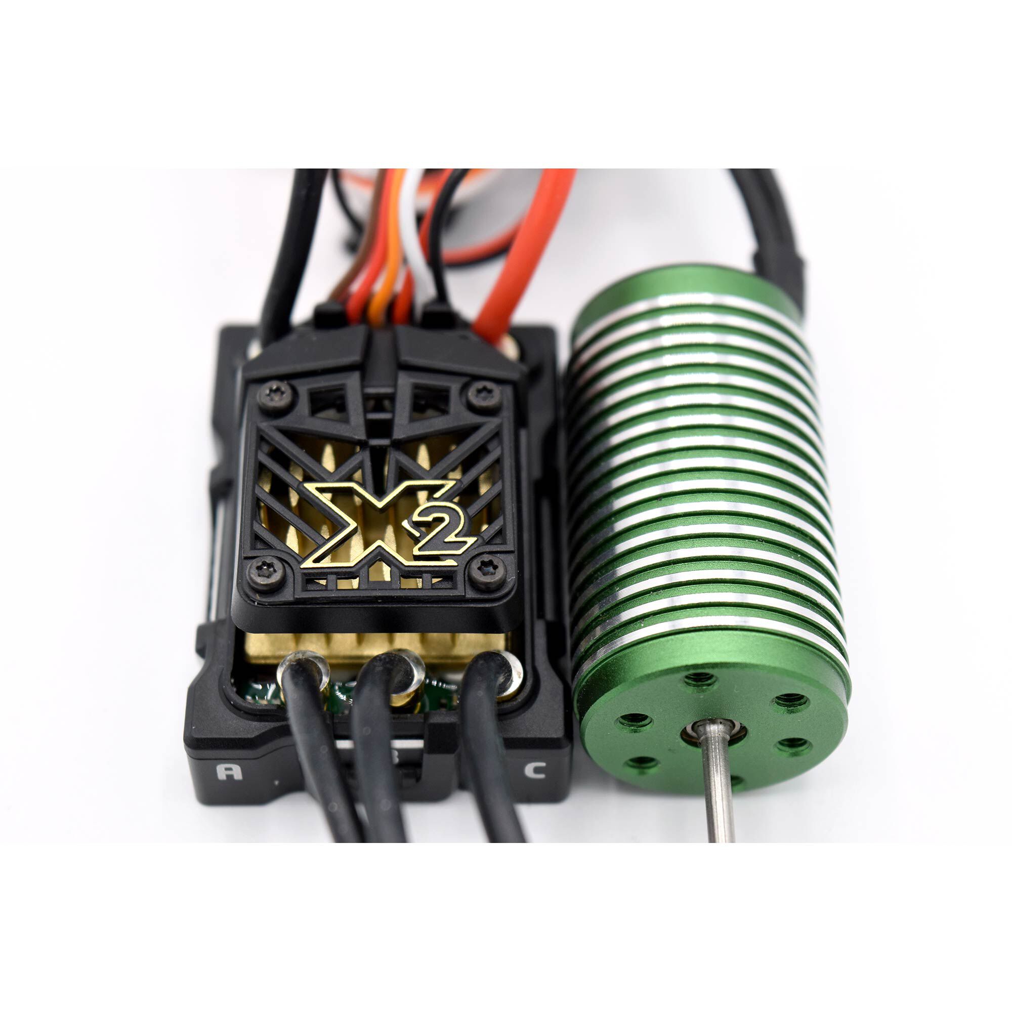 Castle Creations Mamba Micro X2, 16.8V, Waterproof ESC WITH 0808-5300KV Combo