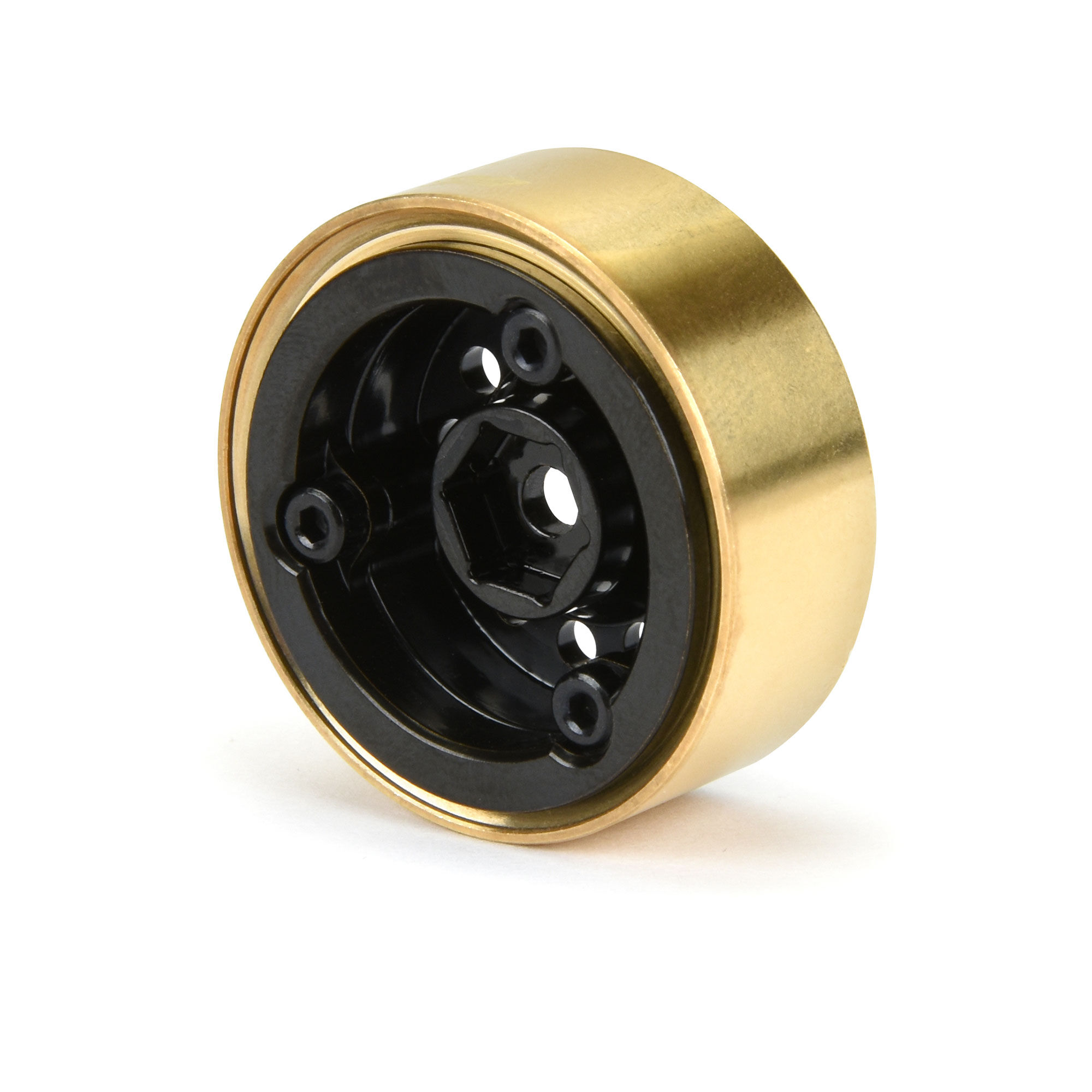 Pro-Line Racing 1/24 Rock Shooter Brass F/R 1.0" 7mm Crawler Wheels (2) Black