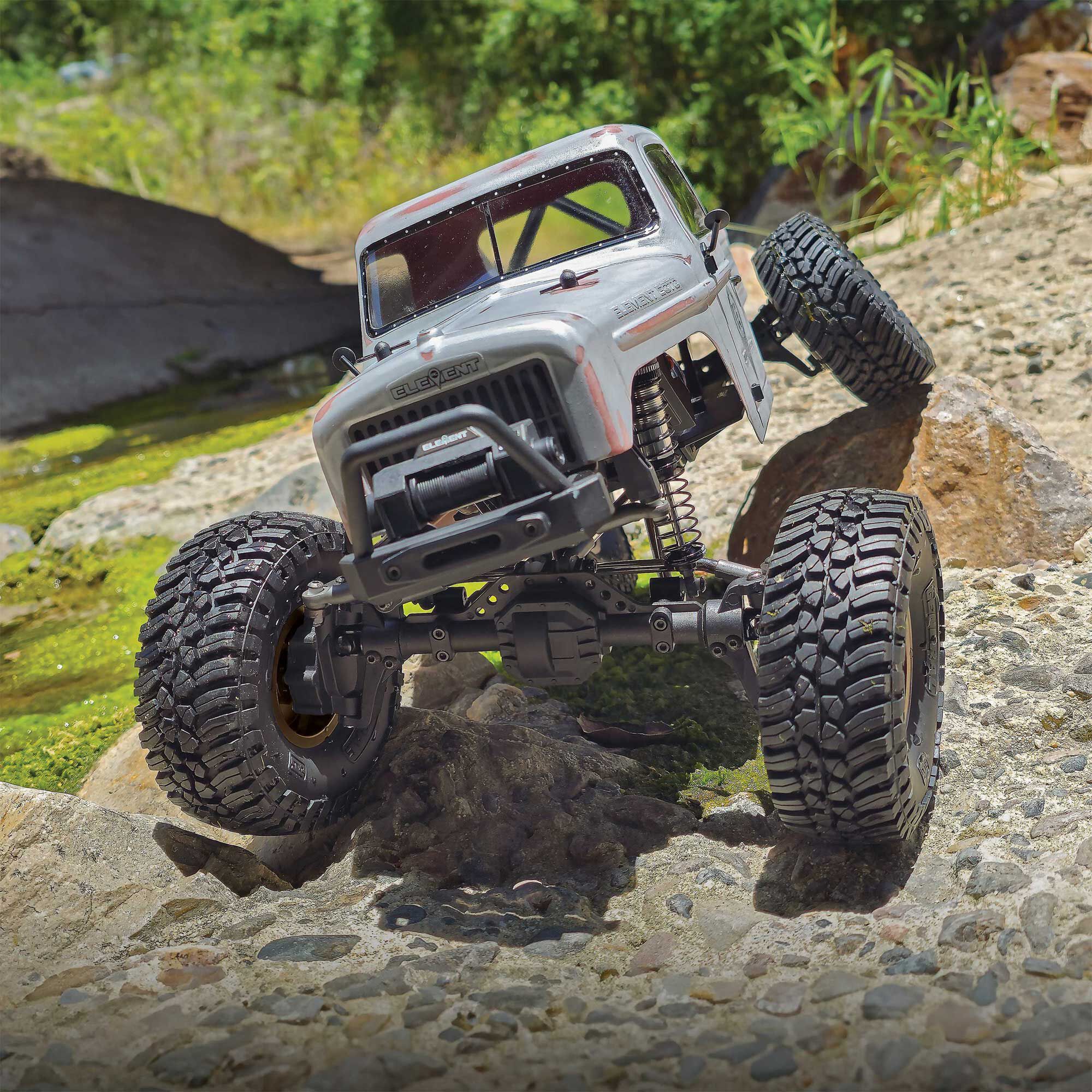 Team Associated 1/10 Enduro Ecto 4x4 Trail Truck RTR, Portal Axles, Gray, LiPo Combo