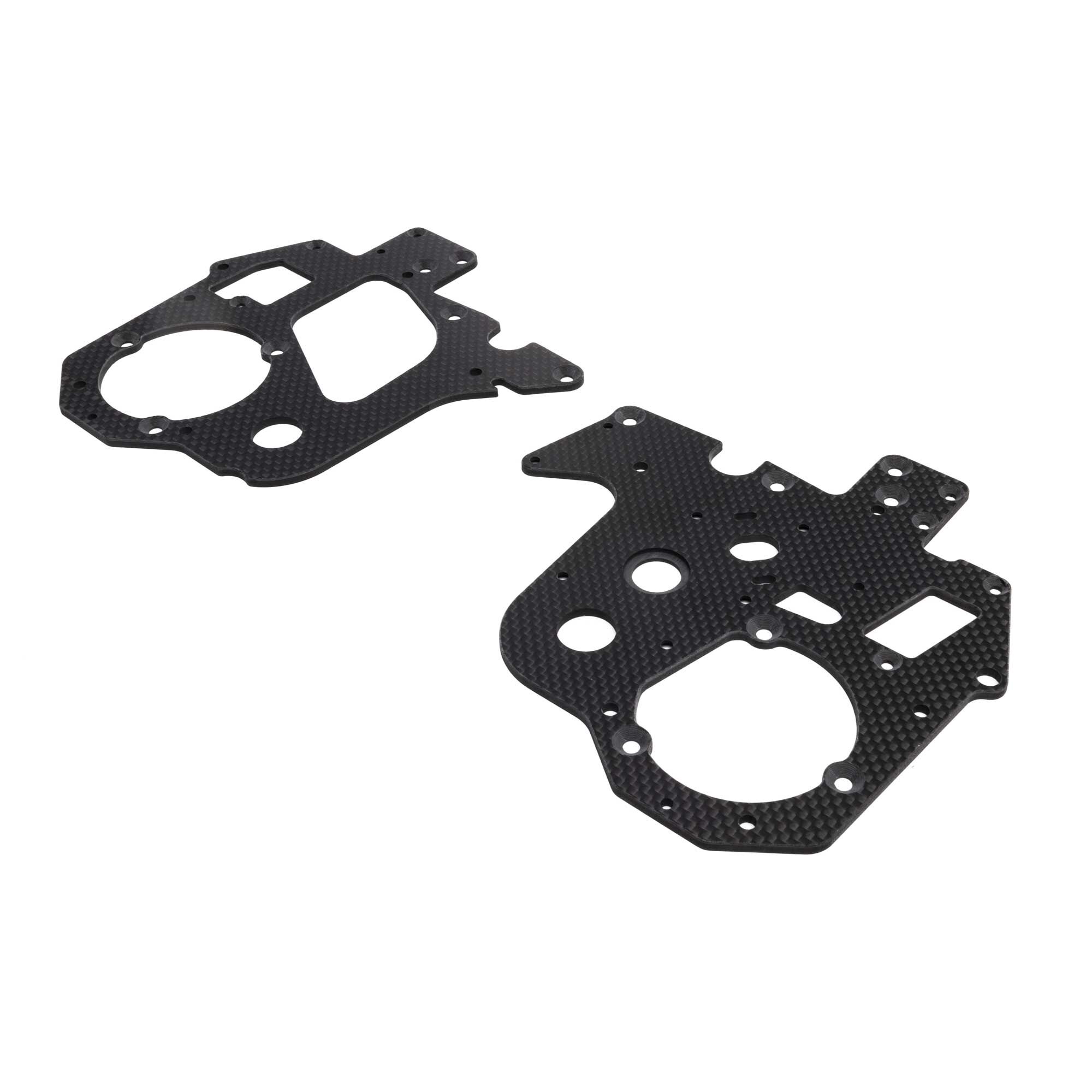 Losi Carbon Chassis Plate Set: Promoto-MX