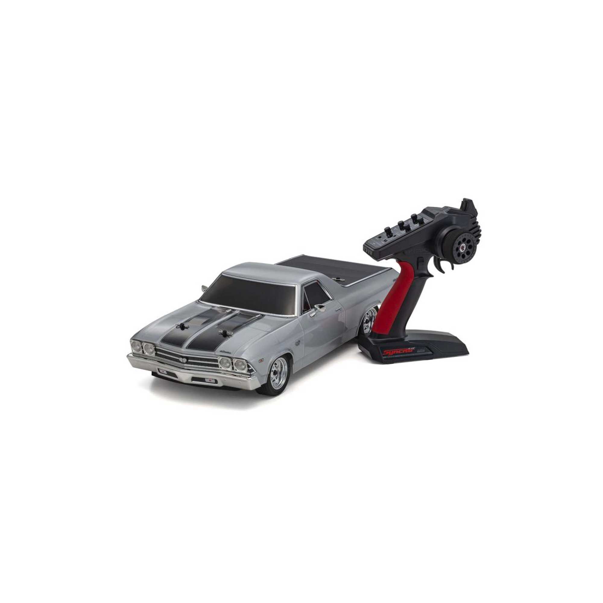Kyosho 1/10 1969 Chevy El Camino Fazer Mk2 FZ02L Brushed 4x4 On-Road Touring RTR, Cortez Silver