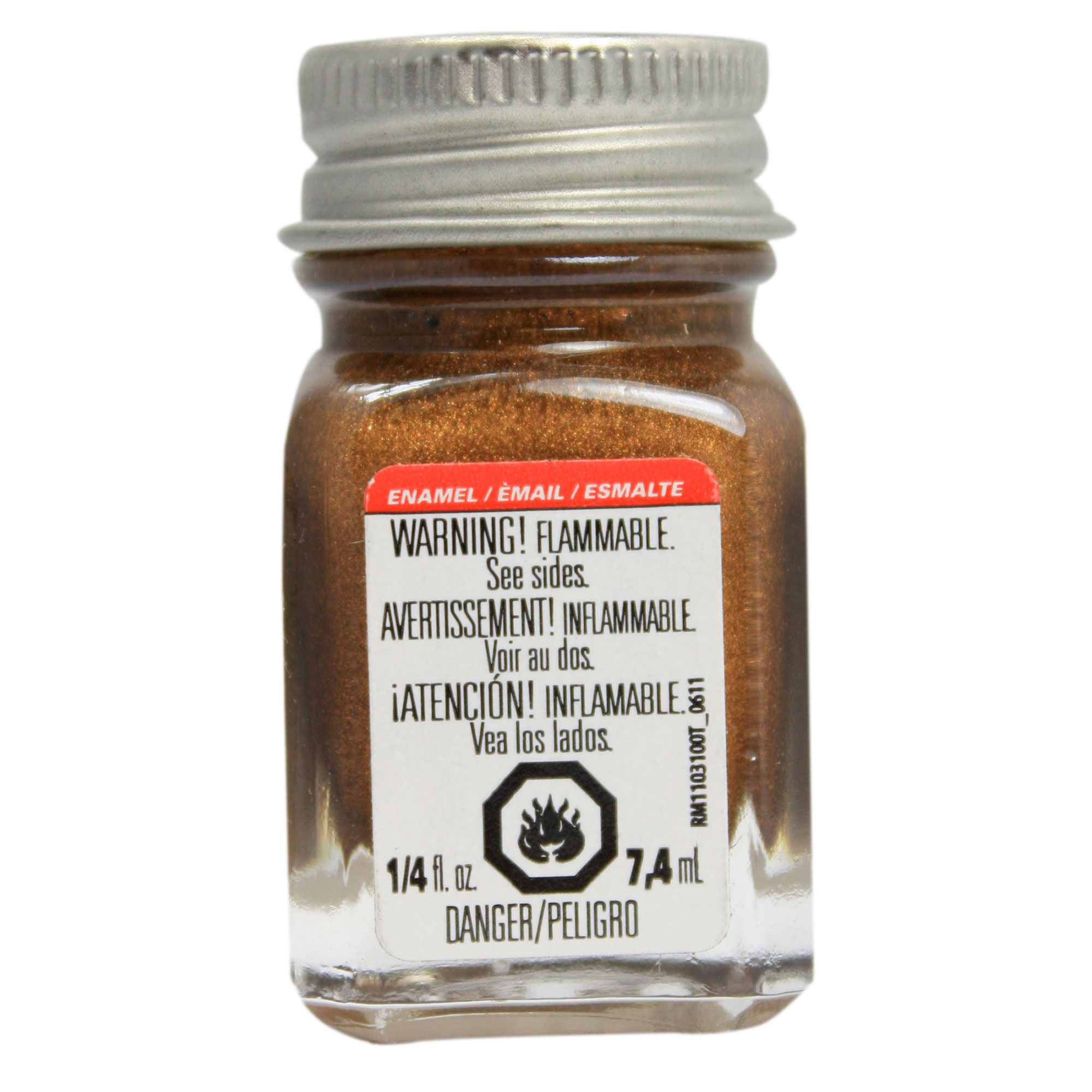 Testor Corp. Enamel 1/4 oz Brass