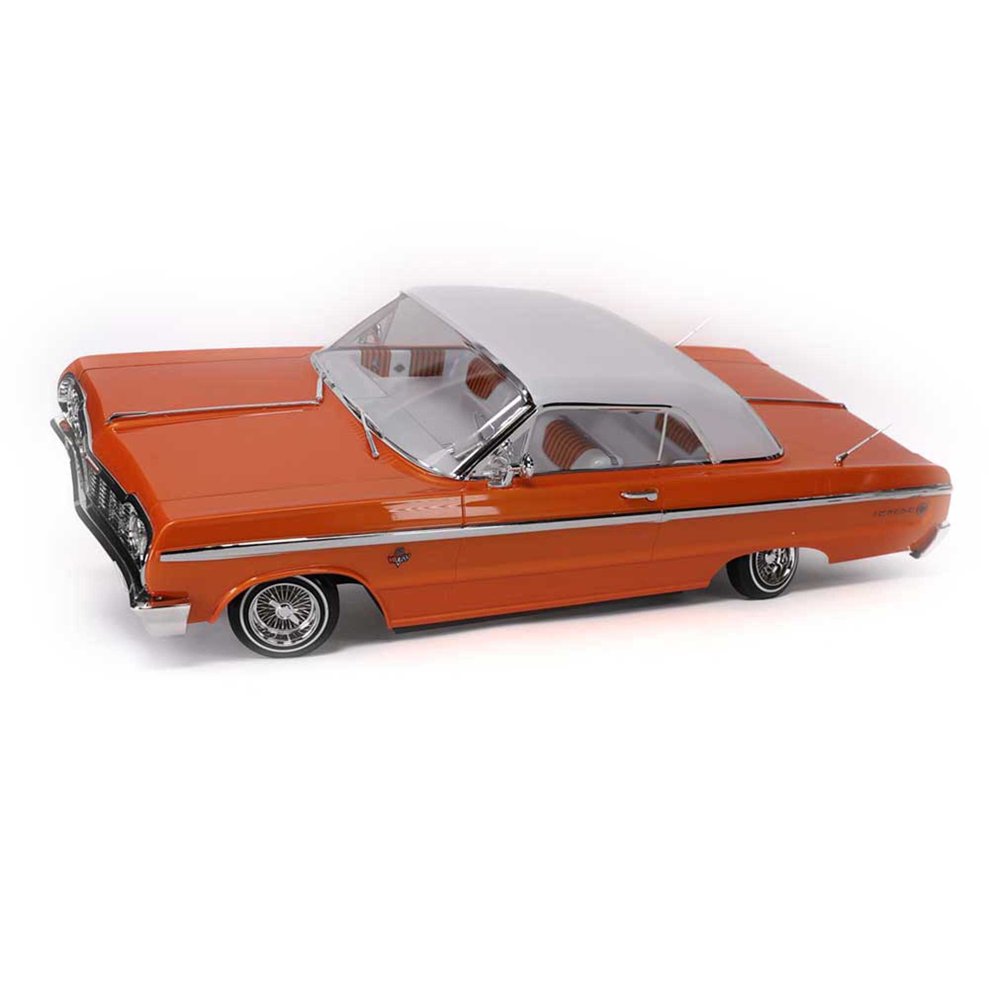 Redcat Racing 1/10 SixtyFour Chevrolet Impala Hopping Lowrider, Orange/White
