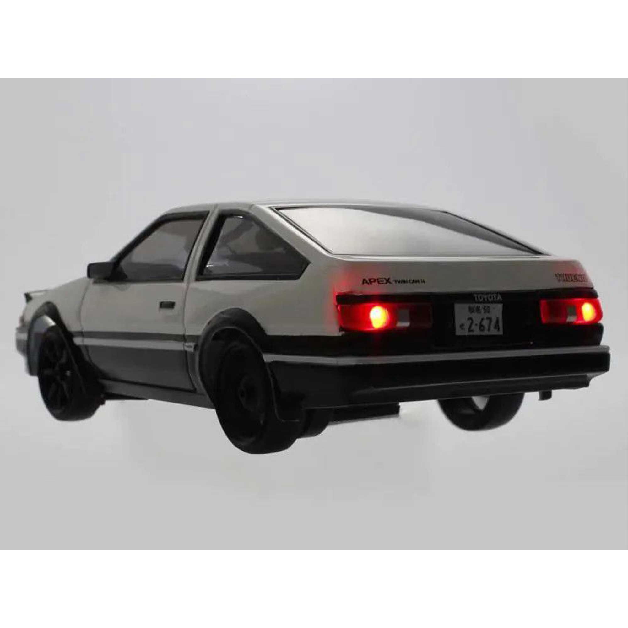 Kyosho 1/28 Initial D Toyota Sprinter Trueno AE86 2WD On-Road First Mini-Z RTR, White