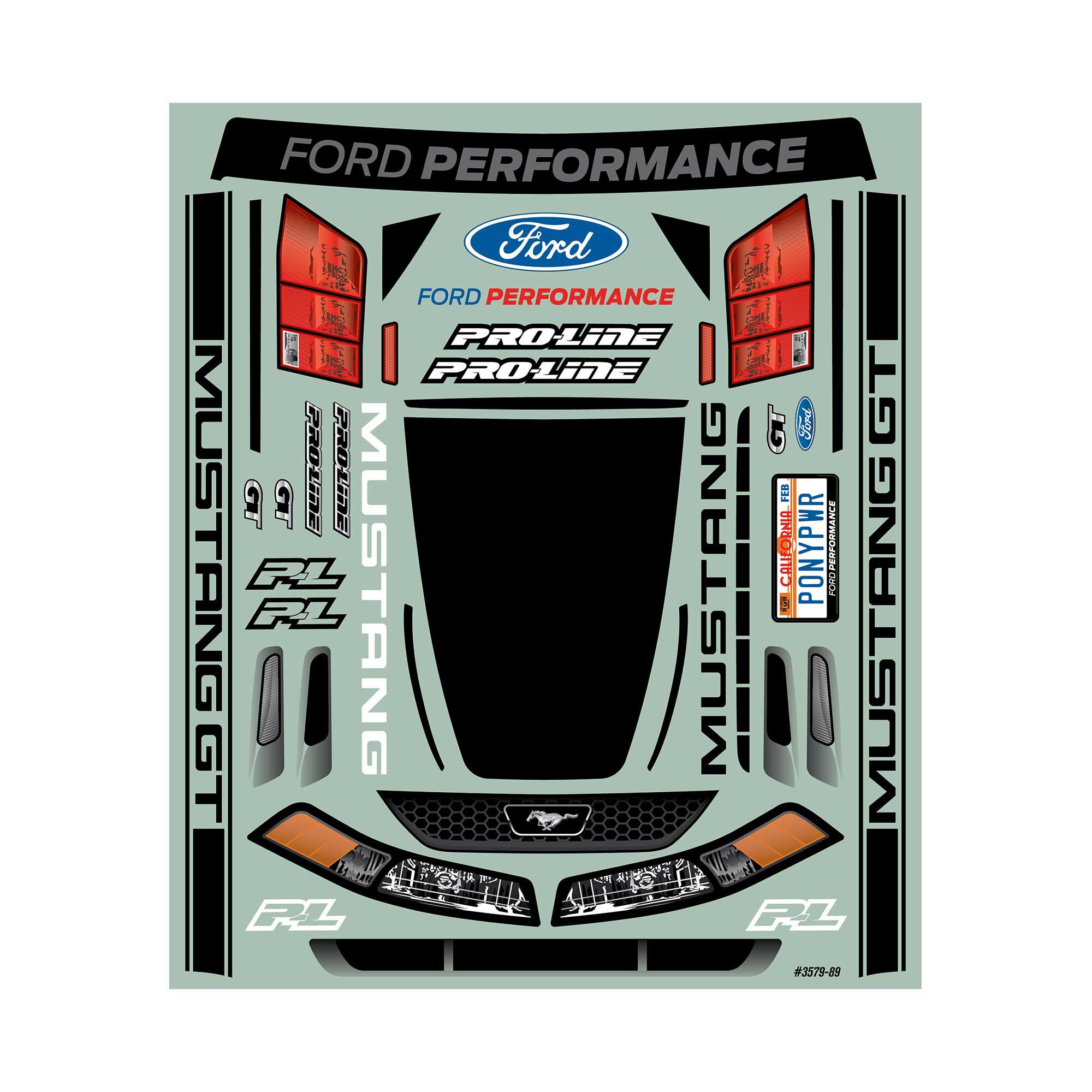 Pro-Line Racing 1/10 1999 Ford Mustang Clear Body: Drag Car