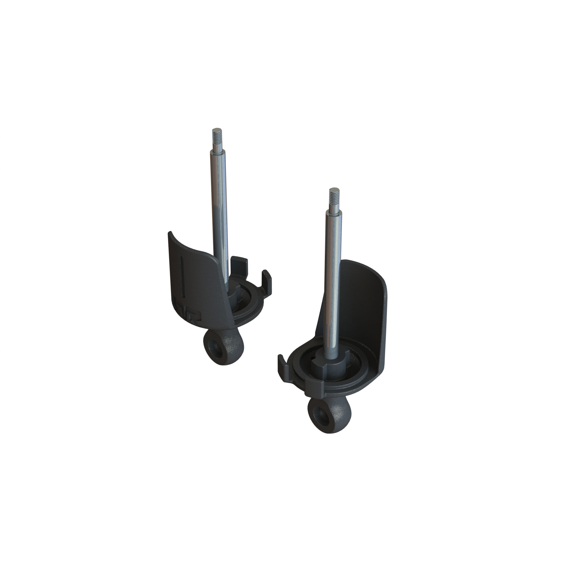 ARRMA Shock Shaft Eyelet and Spring Perch Set Front (2)