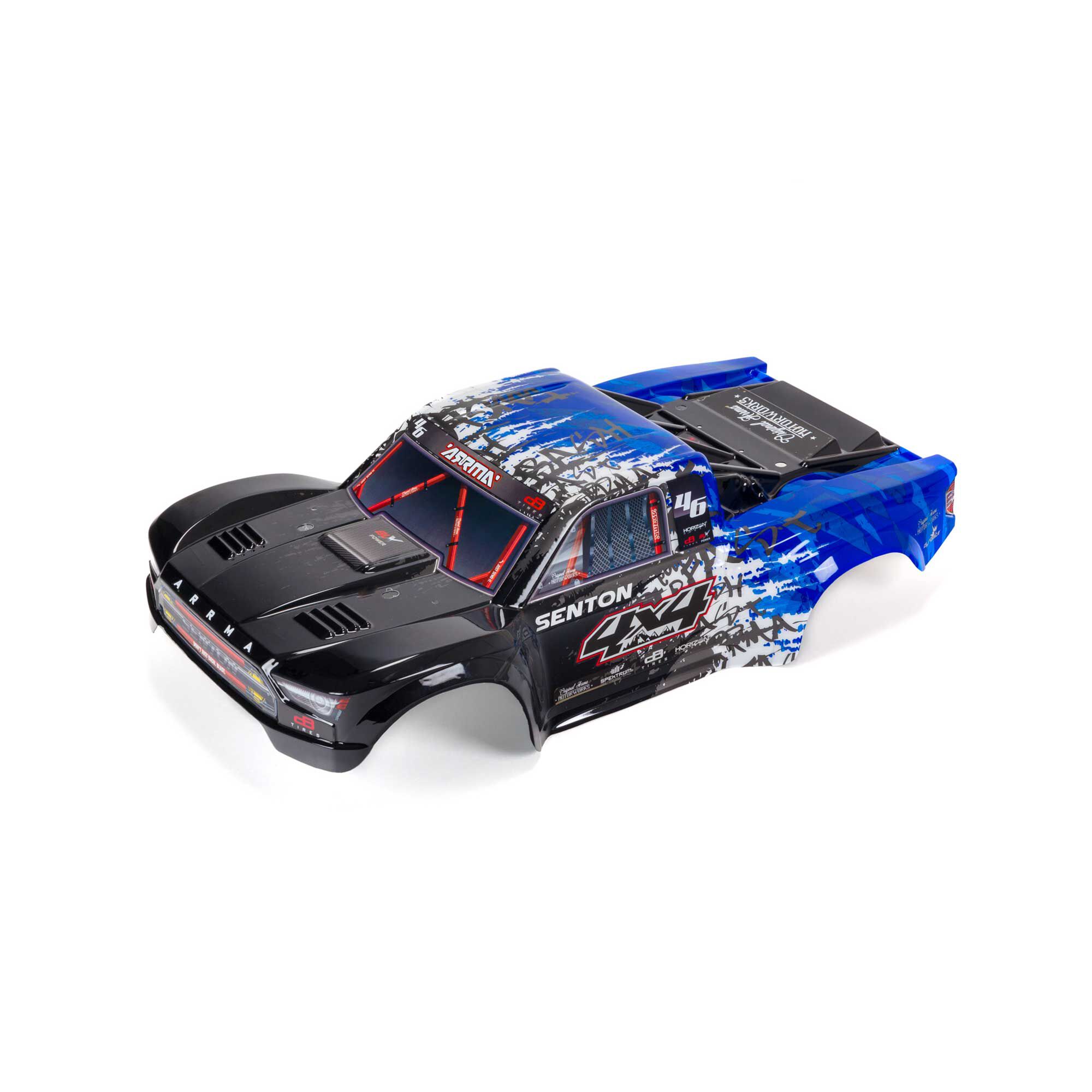 ARRMA 1/10 Painted Body, Blue: SENTON 4X4 BLX