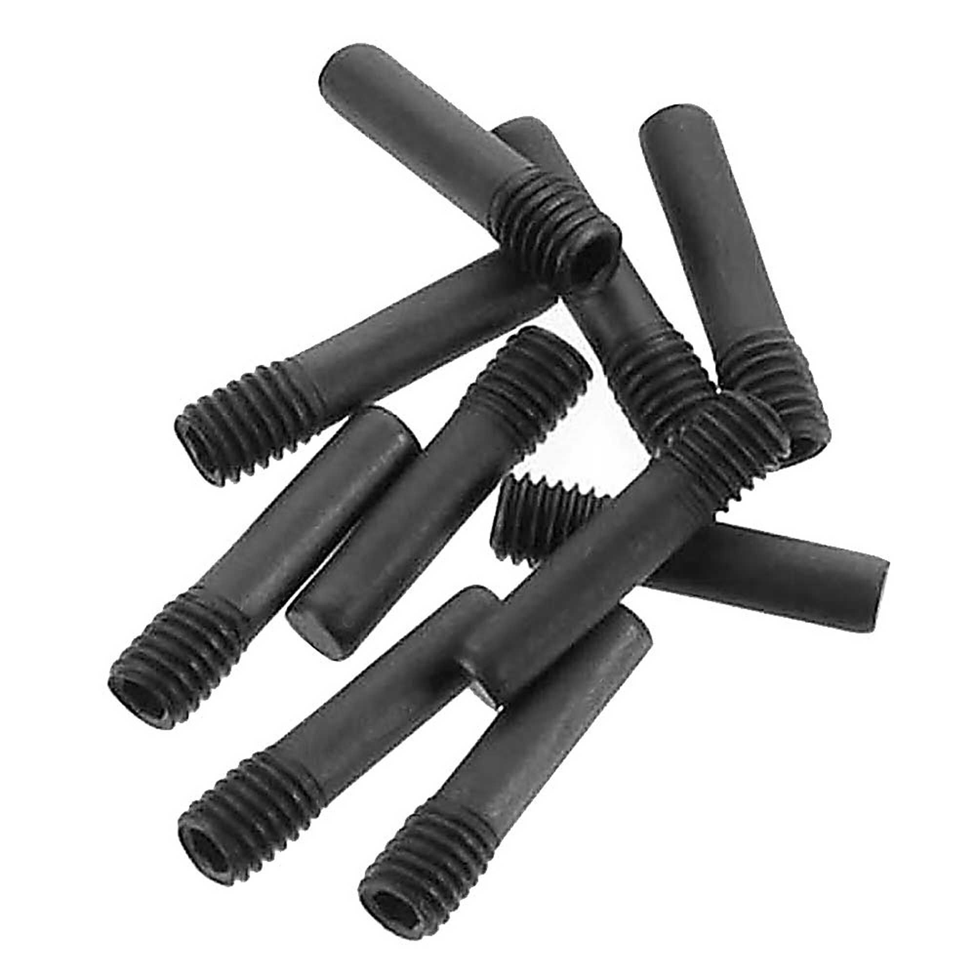 Axial Screw Shaft M3x2.5x13mm Black (10)