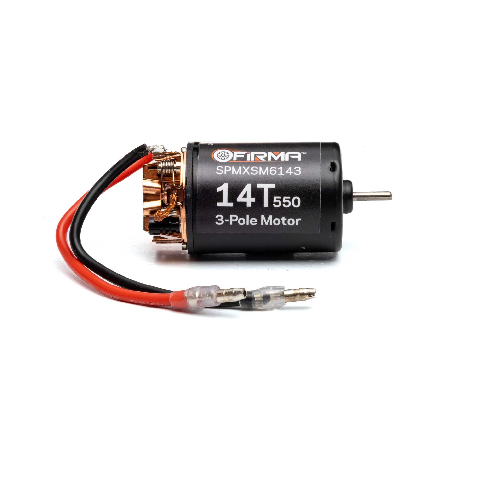Spektrum Accessories Firma 14T Rebuildable 550 3-Pole Brushed Motor