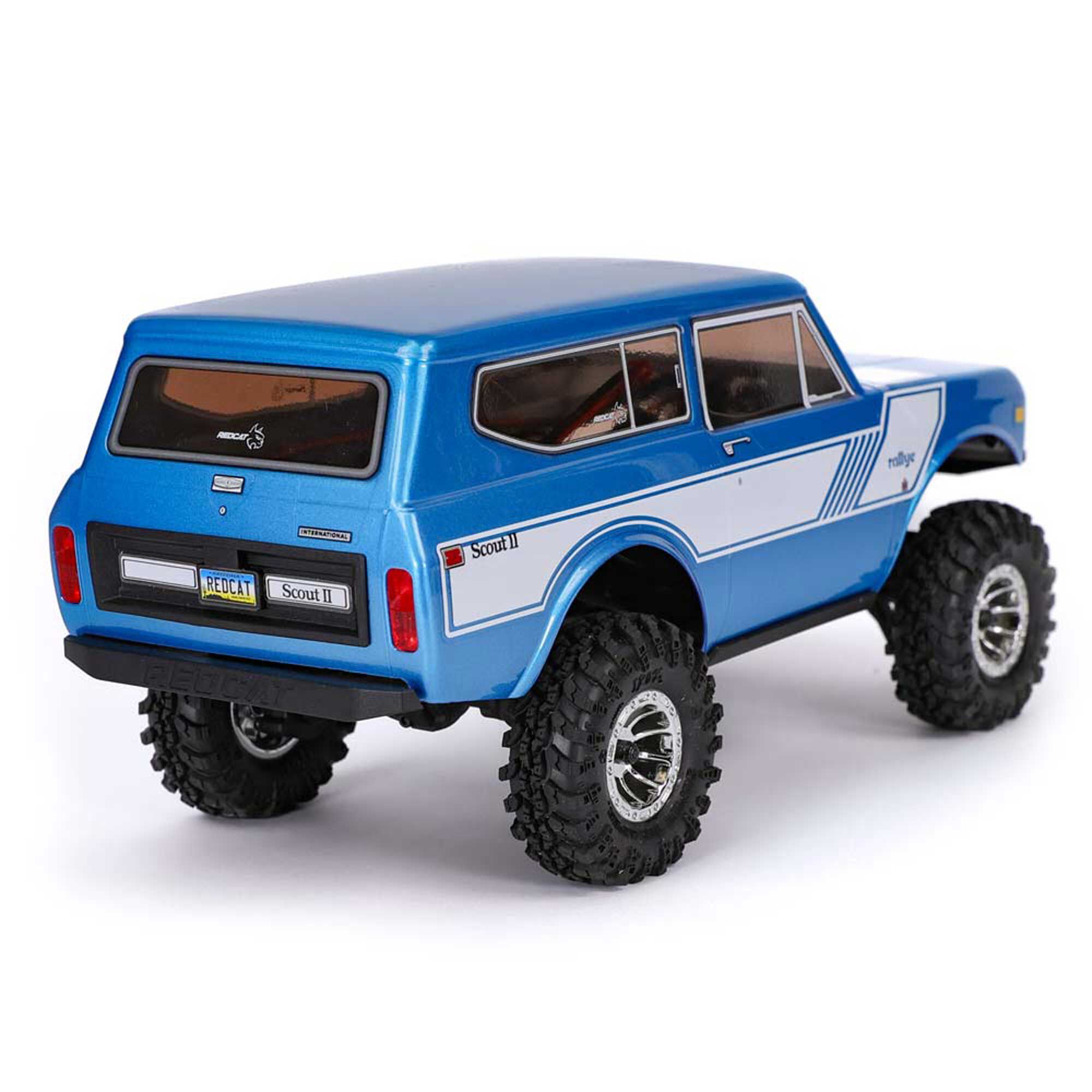 Redcat Racing 1/18 Ascent-18 International Scout II 4x4 Rock Crawler RTR, Blue