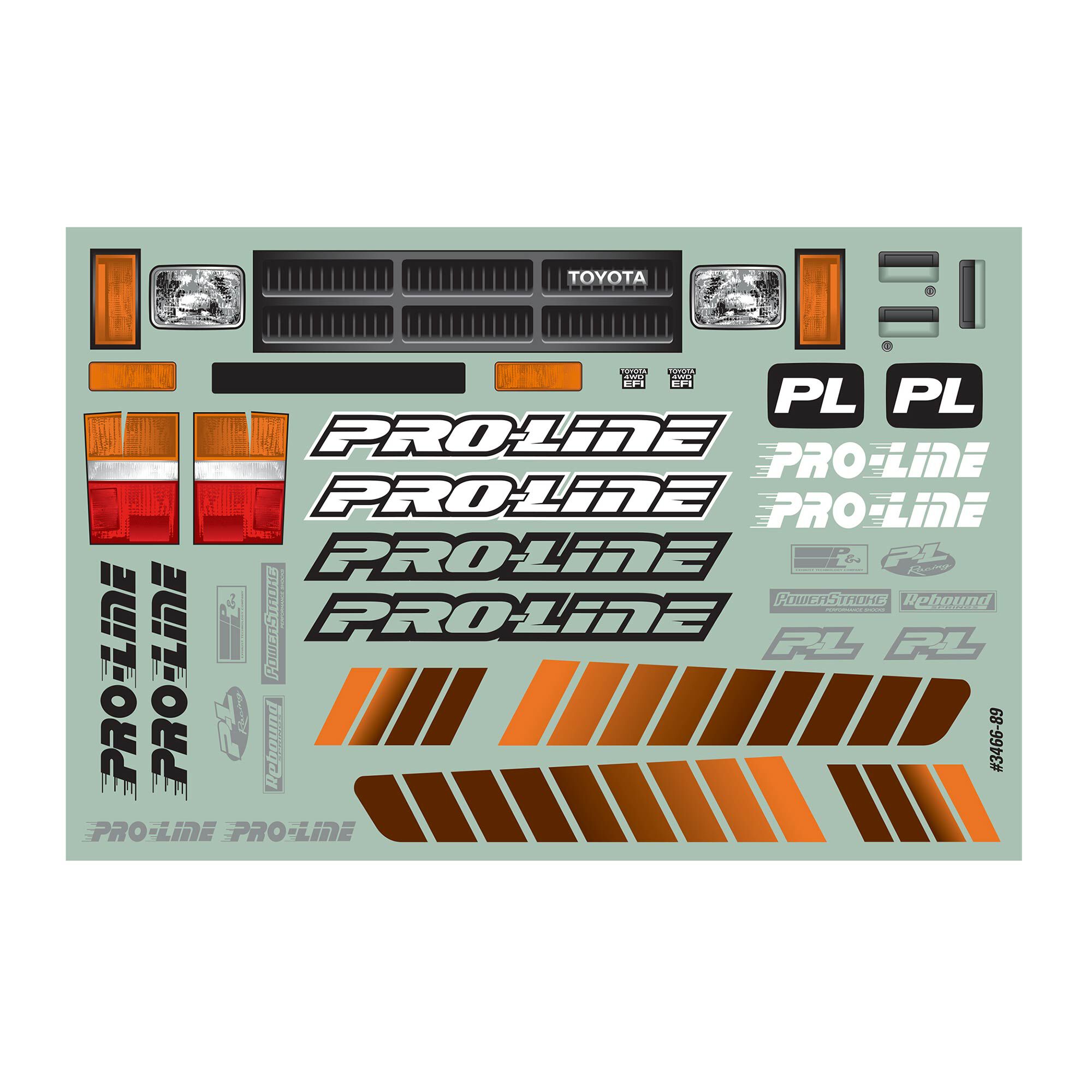 Pro-Line Racing 1/10 1985 Toyota HiLux SR5 Clear Body 12.3" (313mm) Wheelbase Crwlrs