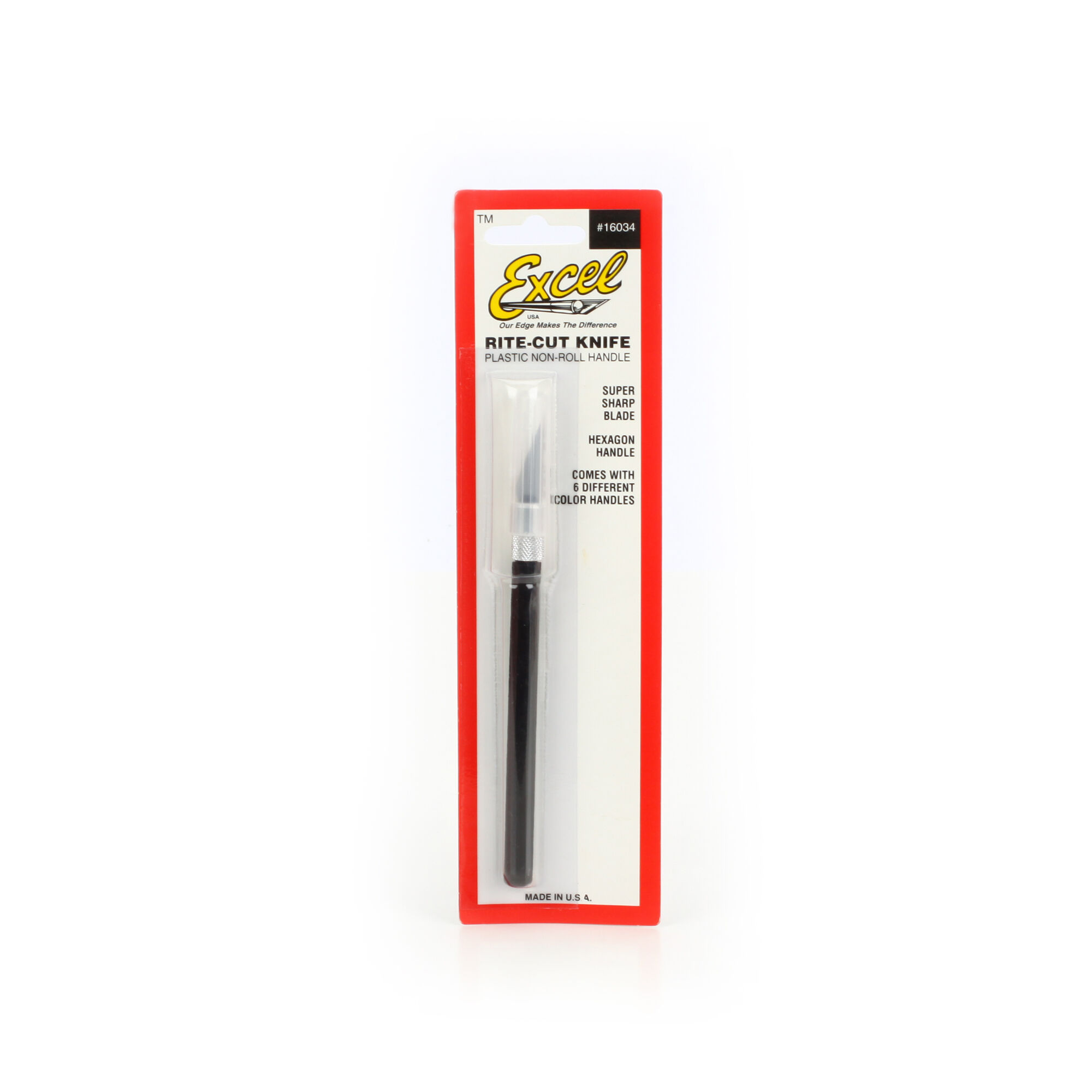 Excel Hobby Blade Corp Rite Cut Knife, Black