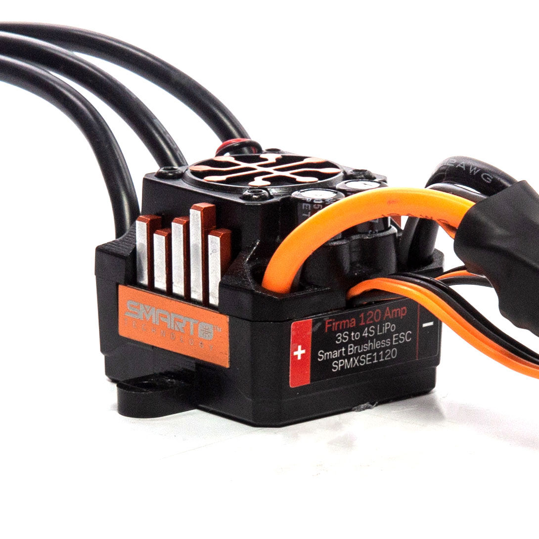 Spektrum Accessories Firma 120A Brushless Smart ESC, 3S-4S