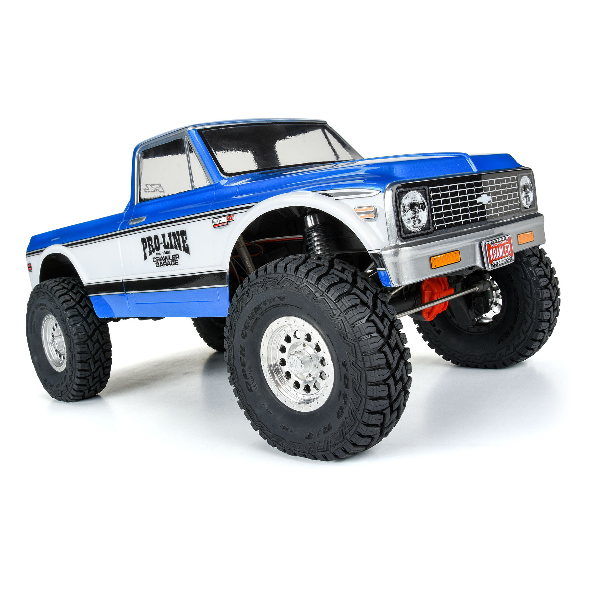 Pro-Line Racing 1/10 1972 Chevy K-10 Clear Body 12.3" Wheelbase Crawlers