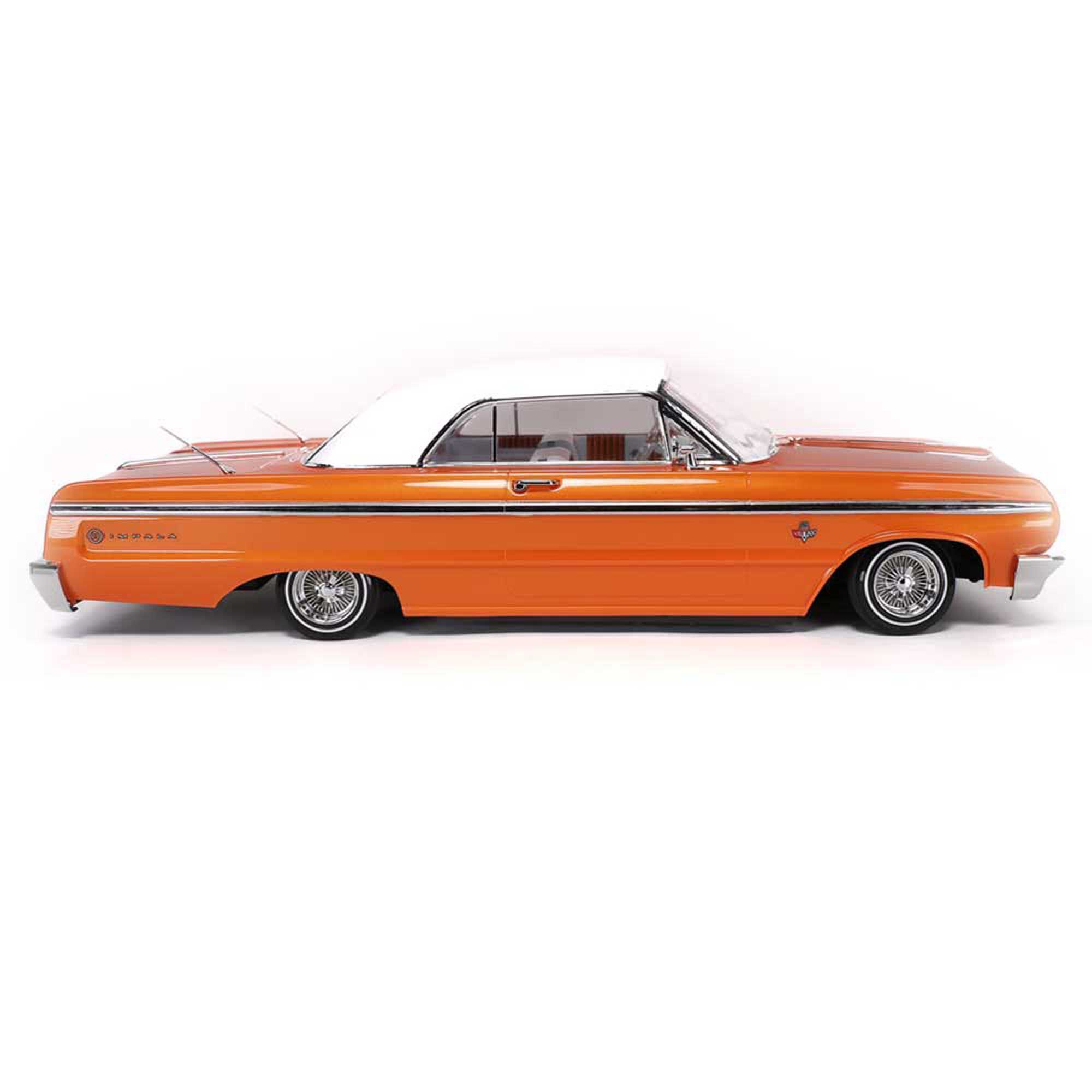 Redcat Racing 1/10 SixtyFour Chevrolet Impala Hopping Lowrider, Orange/White