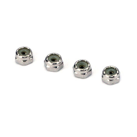 Dubro Products SS Nylon Lock Nuts, 4-40
