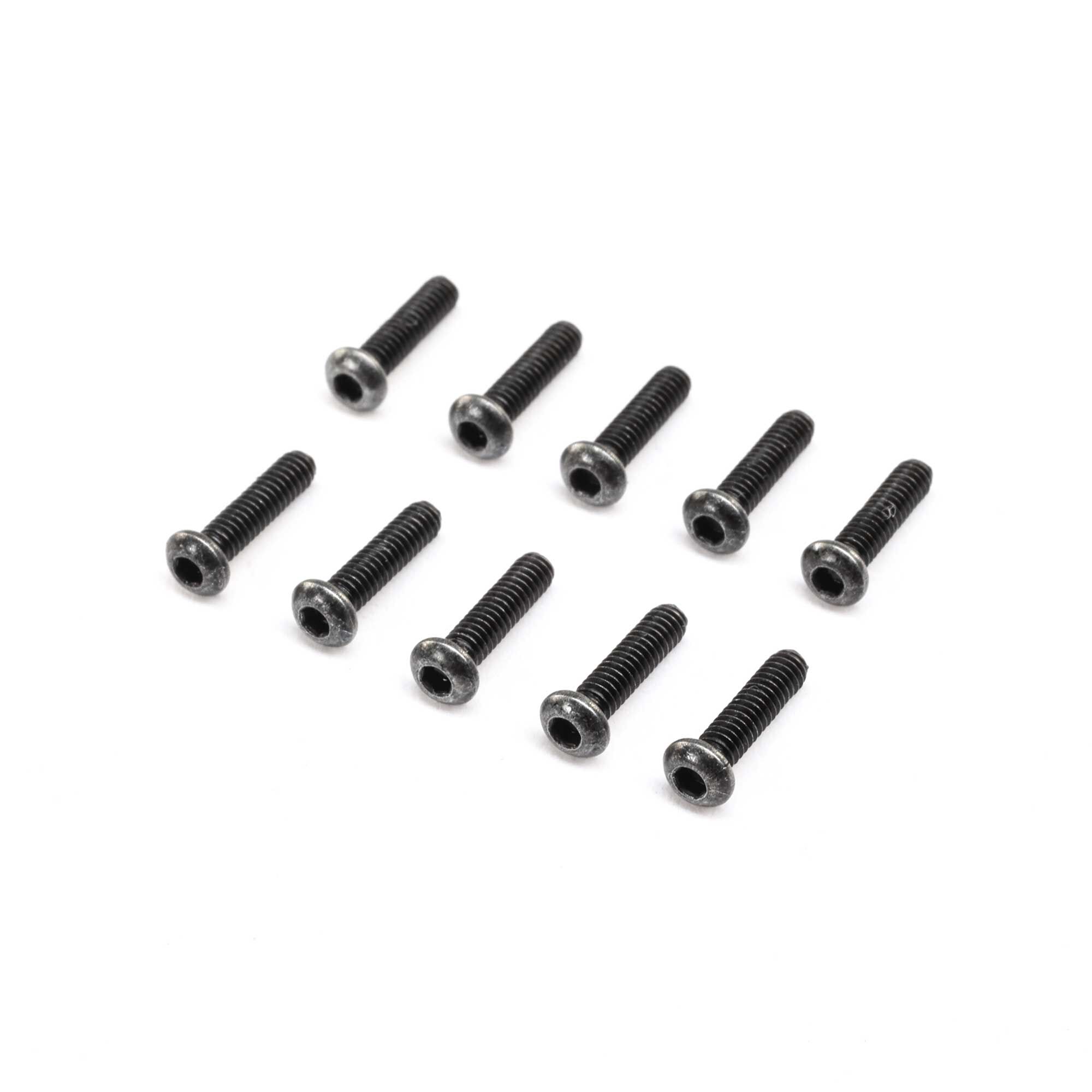 Losi Button Head Screws, M2 x 8mm (10)