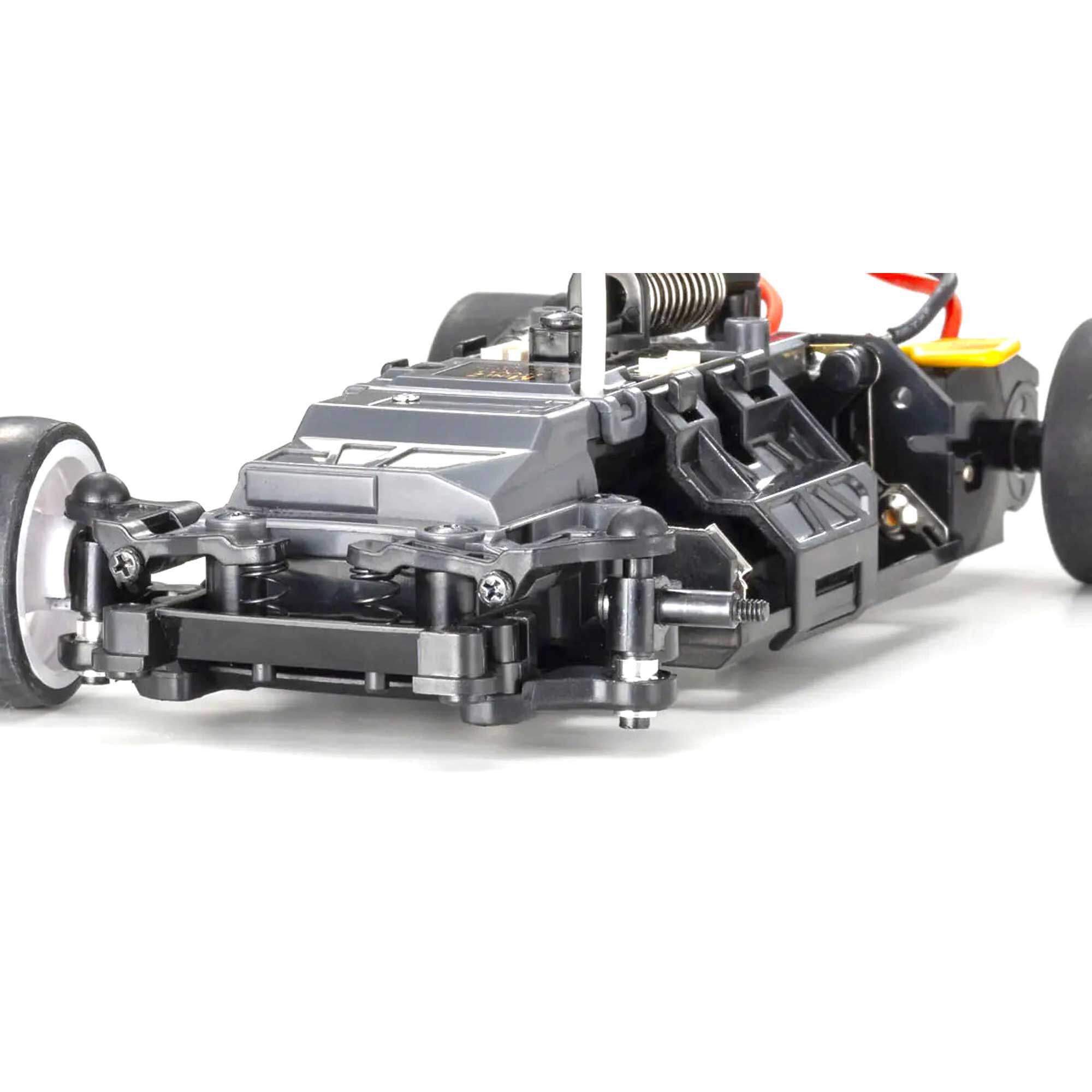 Kyosho 1/28 Chevrolet Corvette C8.R MR-04 MINI-Z RWD RTR, Guntmetal/ Red