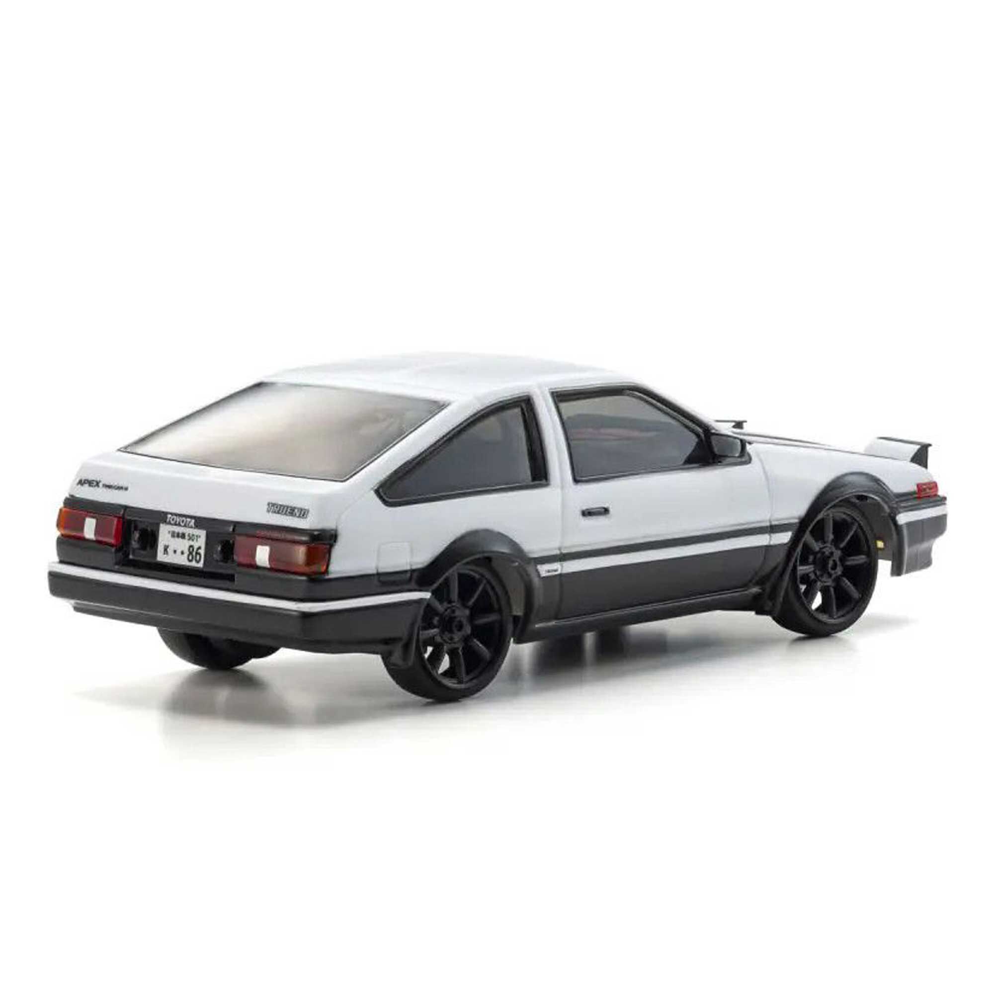 Kyosho 1/28 Toyota Trueno AE86 2WD On-Road First Mini-Z RTR, White