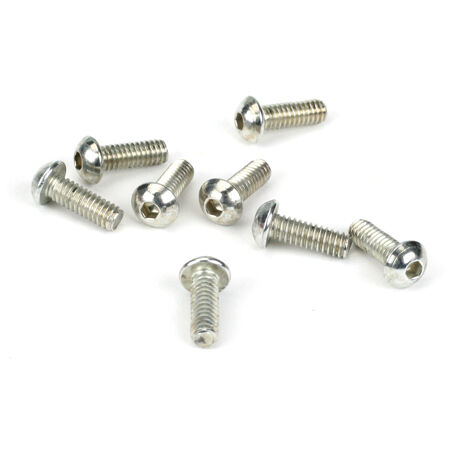 Losi Button Head Screws, 5-40 x 3/8" (8)