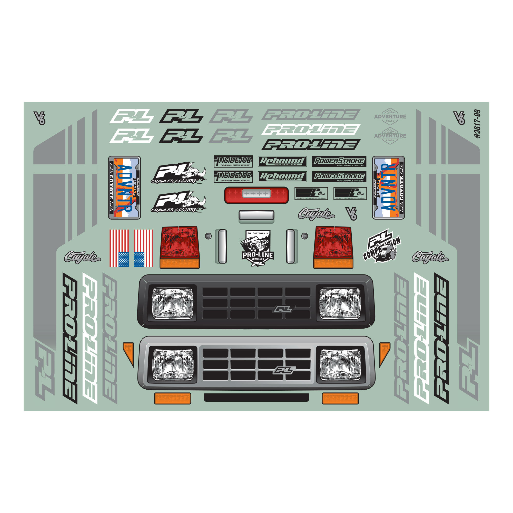 Pro-Line Racing 1/10 Coyote HP Clear Body 12.3" Wheelbase Crawlers